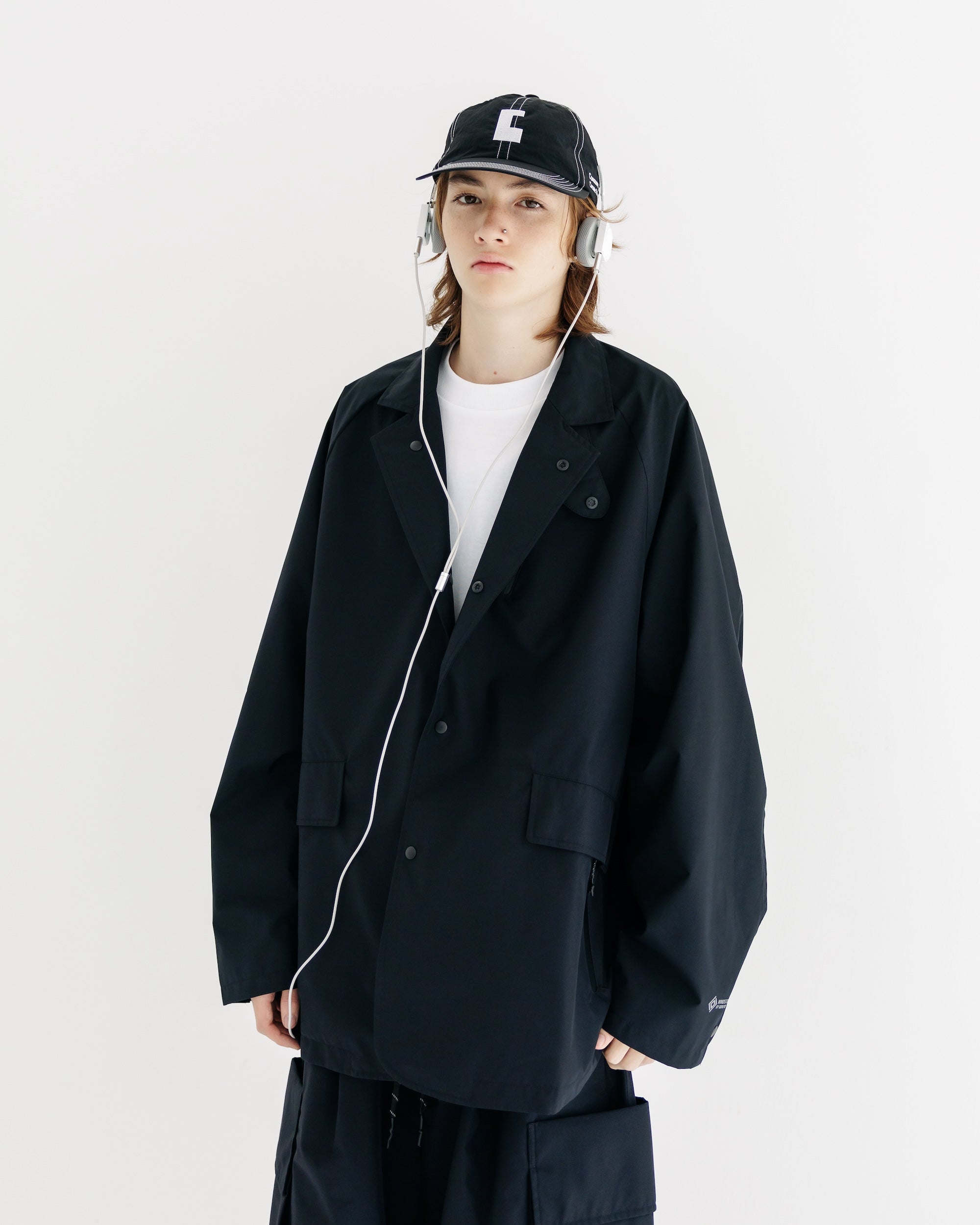 【9.3 WED 20:00- IN STOCK】+phenix WINDSTOPPER® by GORE-TEX LABS ACTIVE CITY STORAGE JACKET (BLACK)