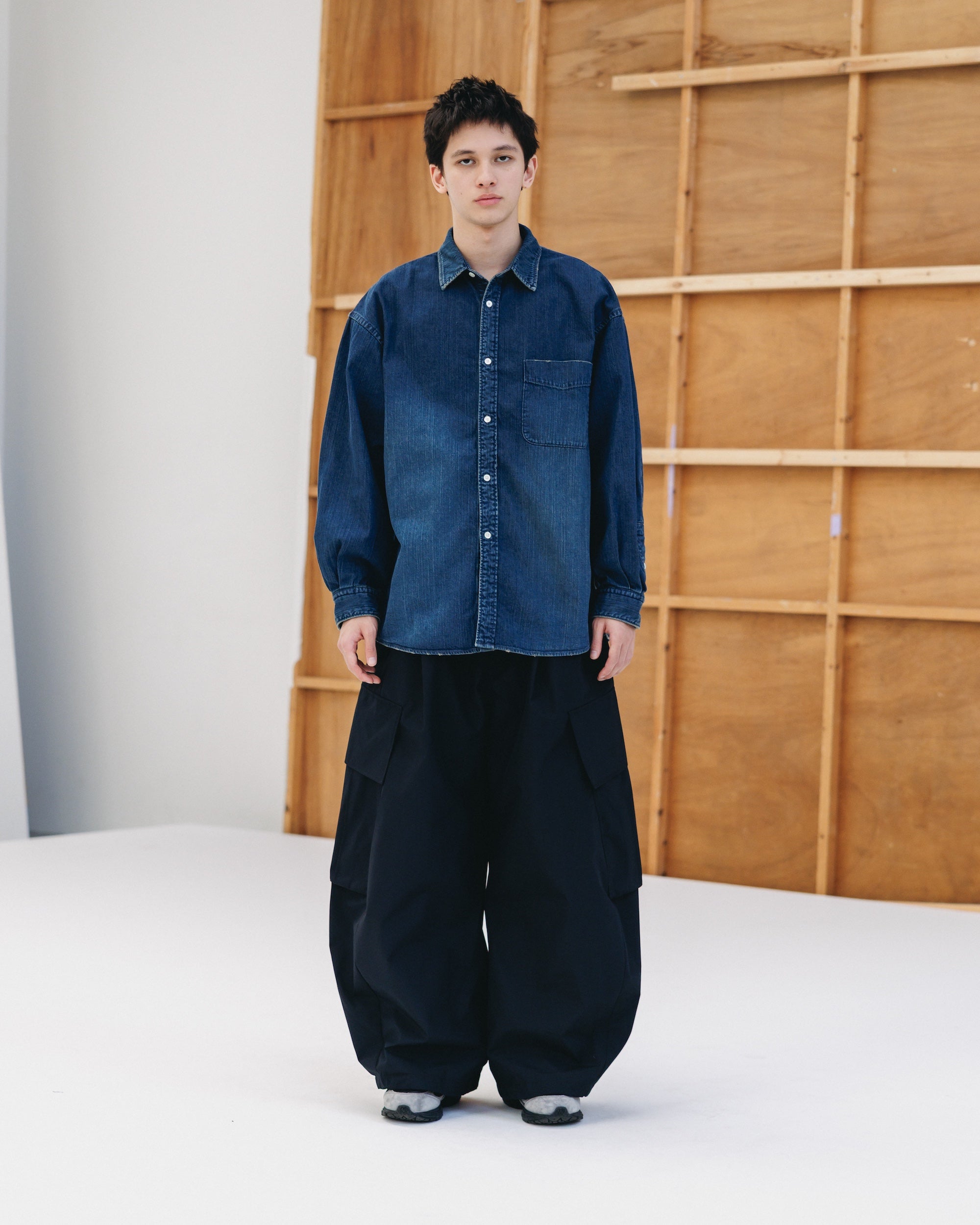 【2.28 SAT 20:00- IN STOCK】DENIM CLASSIC CITY L/S SHIRT (VINTAGE INDIGO)