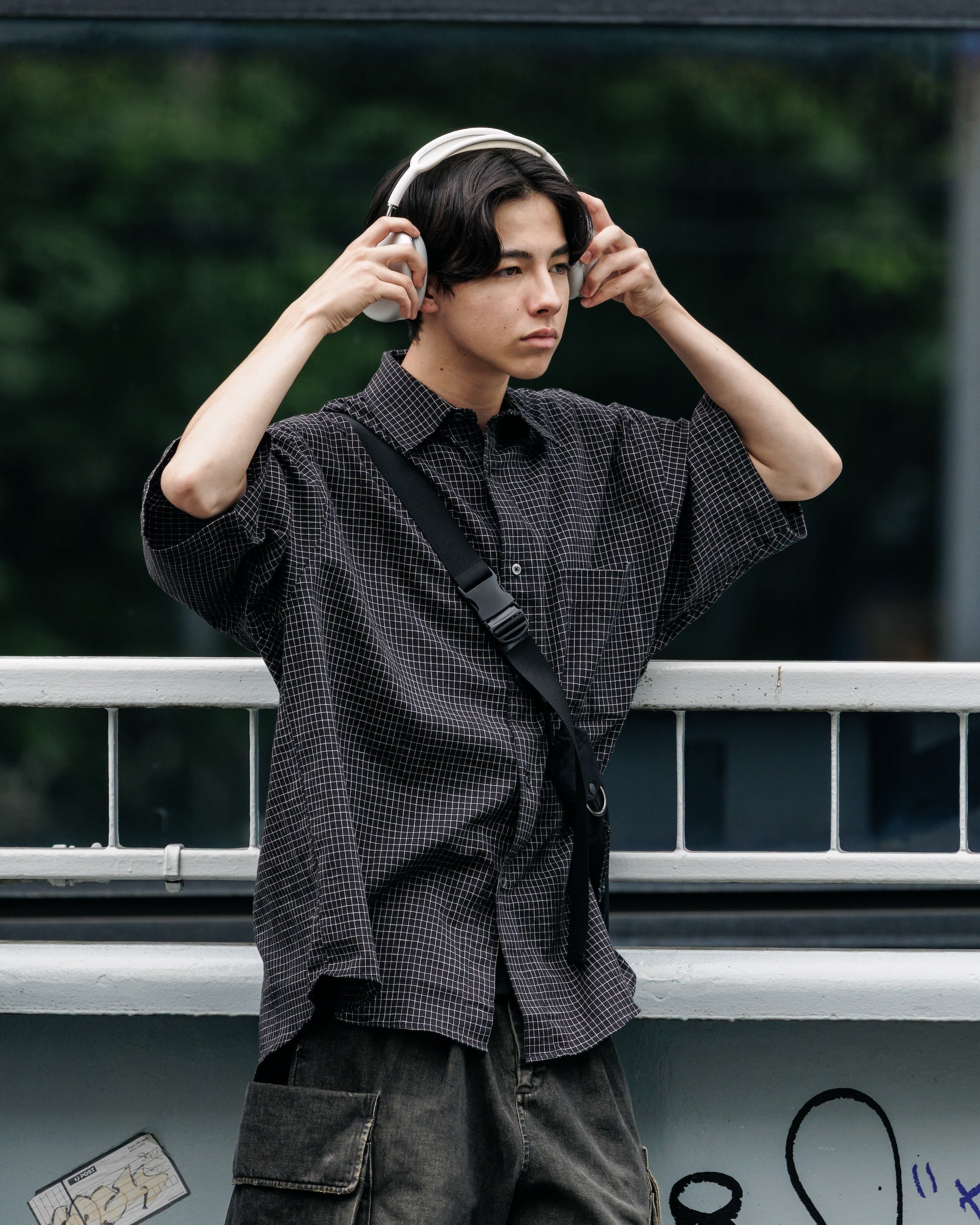 【6.14 SAT 20:00- IN STOCK】GRAPH CHECK CLASSIC CITY S/S SHIRT