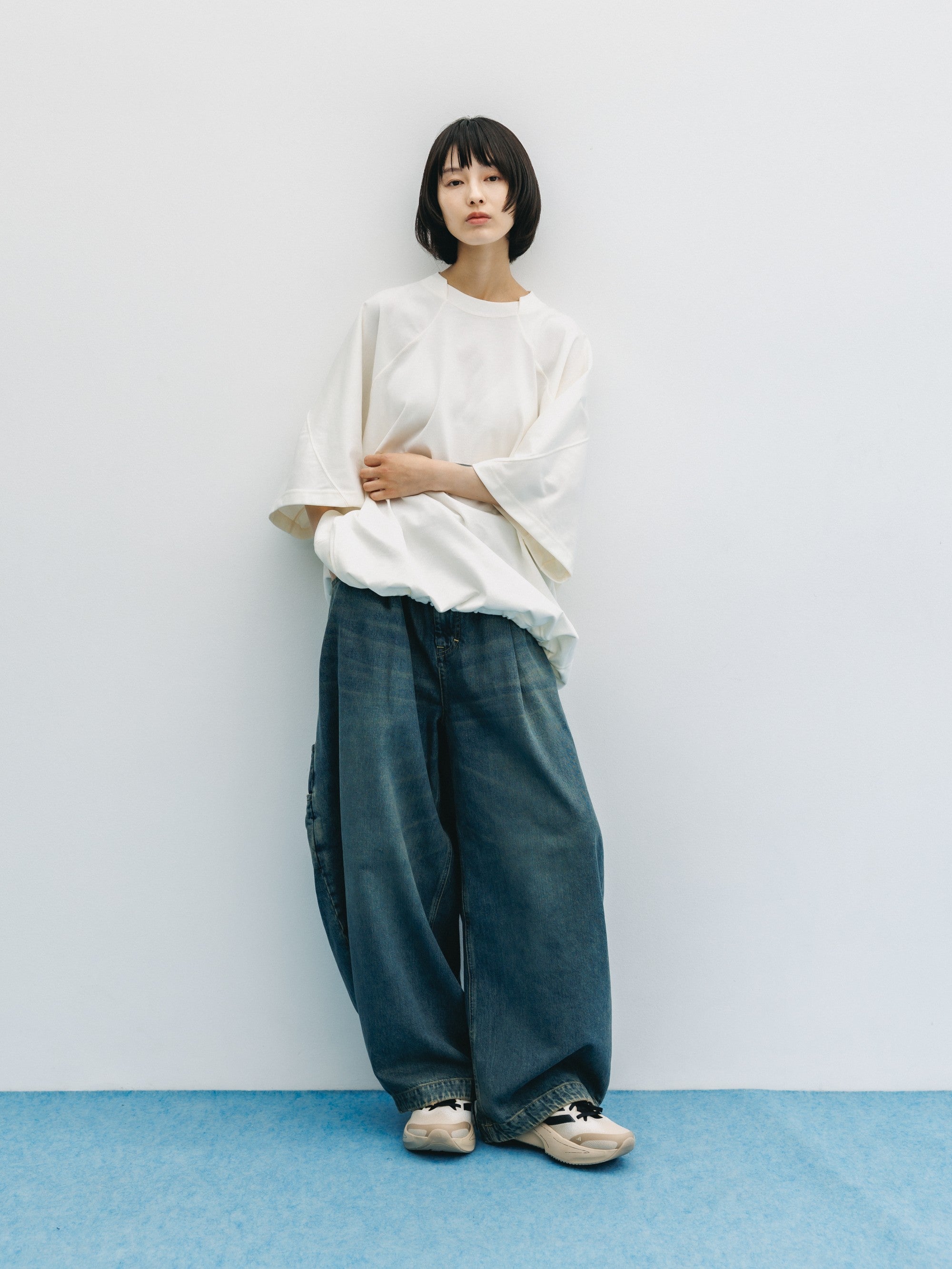 【6.6 SAT 20:00- IN STOCK】BLANK GAME S/S T-SHIRT WITH DRAWSTRINGS (OFF)