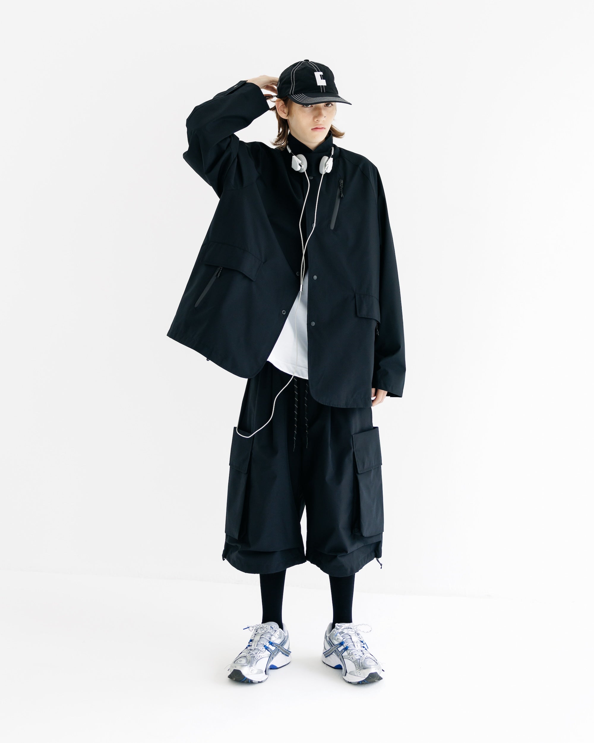 +phenix WINDSTOPPER® by GORE-TEX LABS CITY MILITARY HALF PANTS 001 (BLACK)