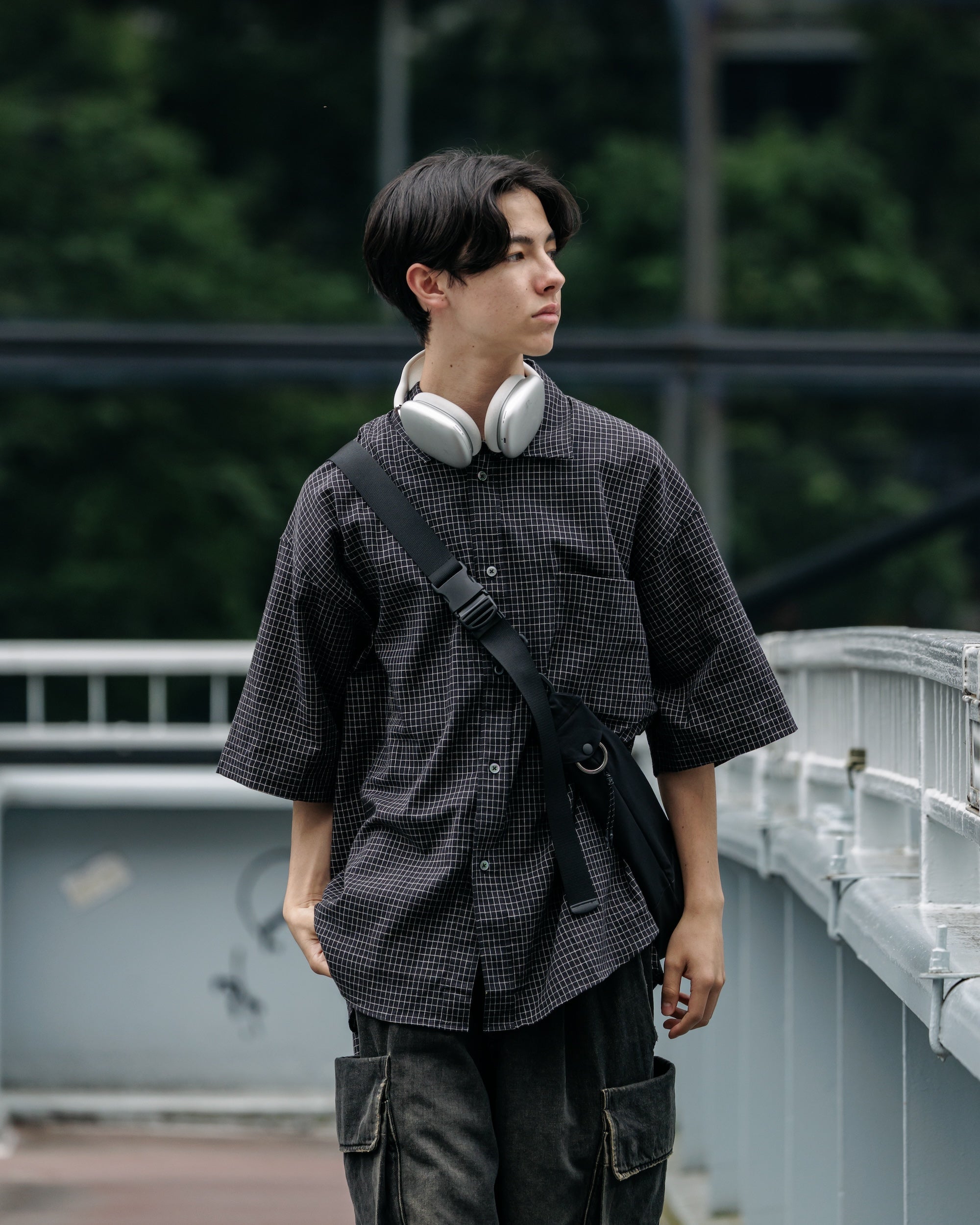 【6.14 SAT 20:00- IN STOCK】GRAPH CHECK CLASSIC CITY S/S SHIRT