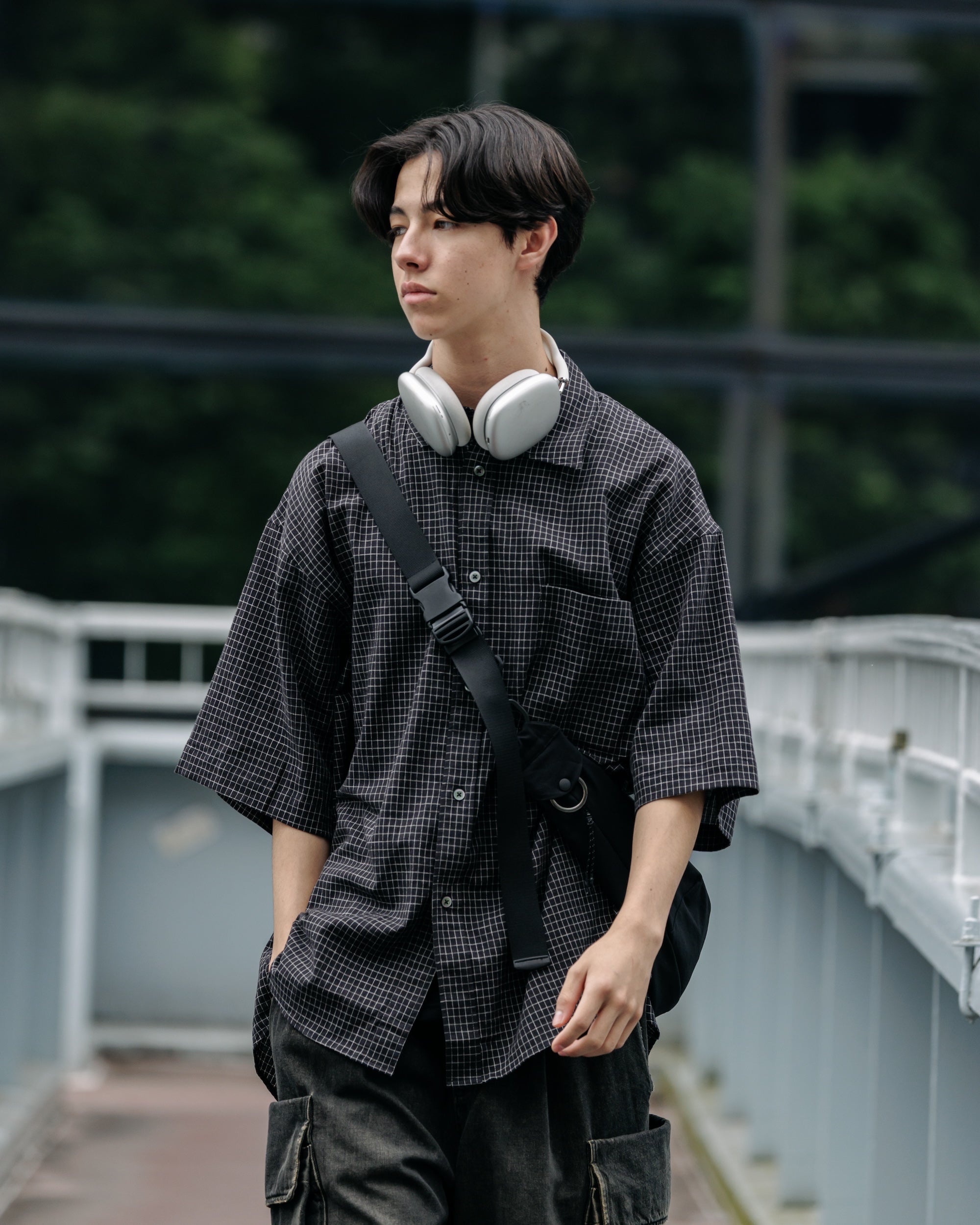 【6.14 SAT 20:00- IN STOCK】GRAPH CHECK CLASSIC CITY S/S SHIRT