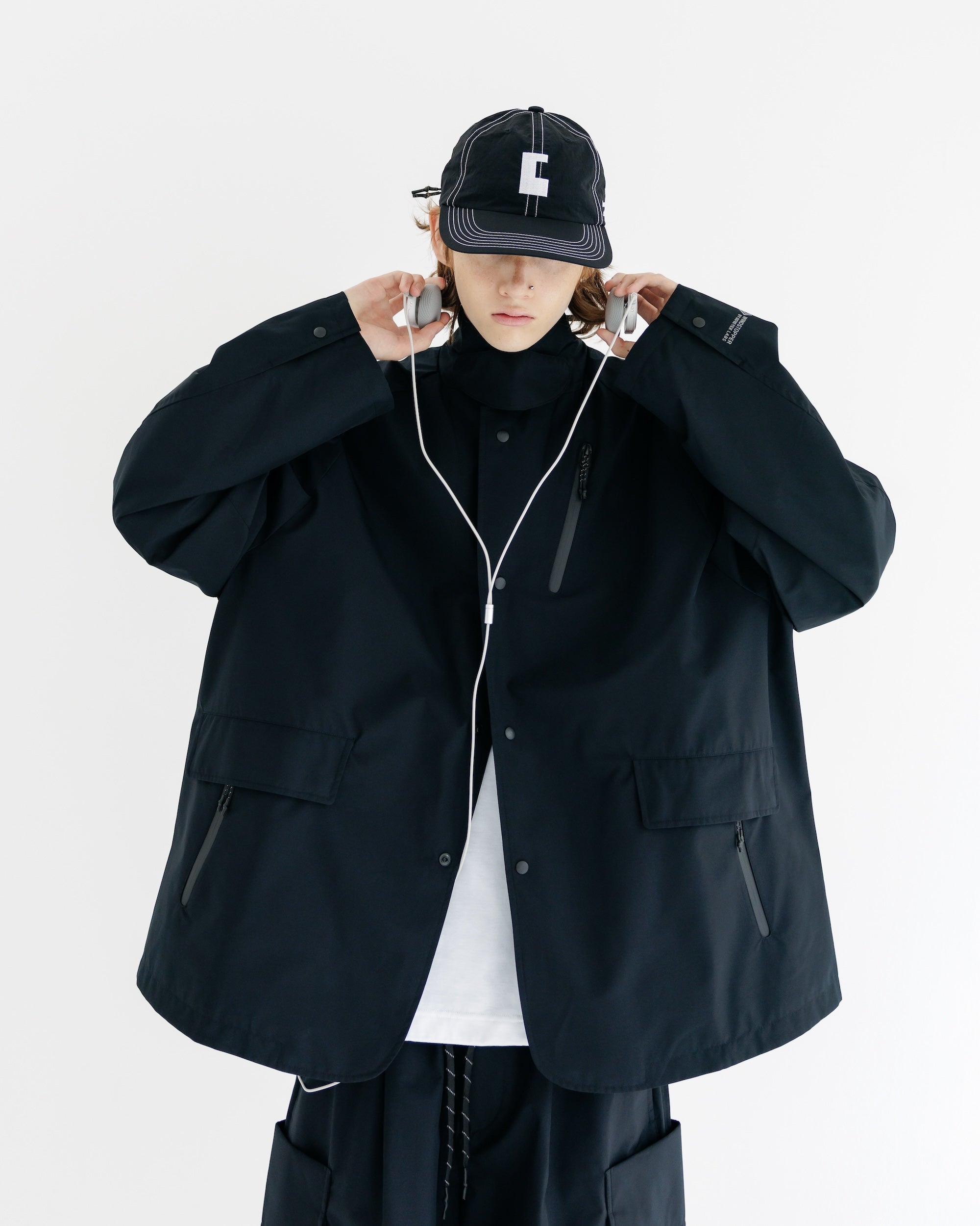 【9.3 WED 20:00- IN STOCK】+phenix WINDSTOPPER® by GORE-TEX LABS ACTIVE CITY STORAGE JACKET (BLACK)