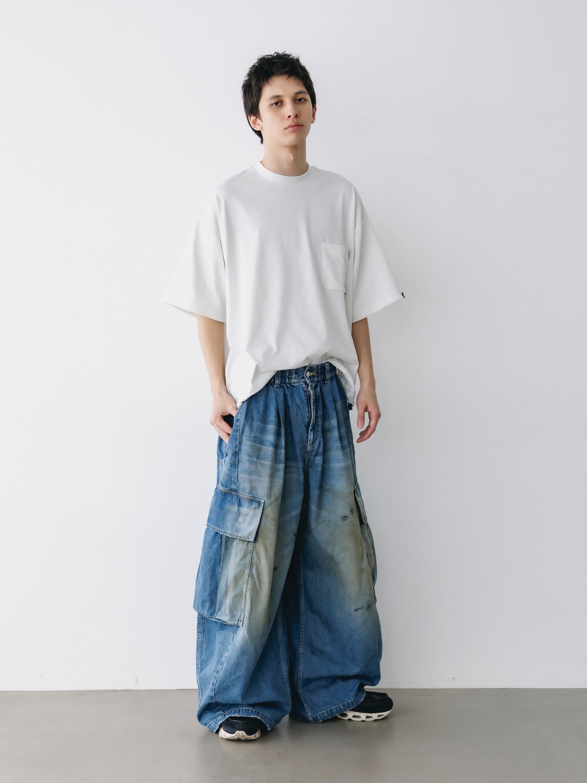 TECH POCKET S/S T-SHIRT (WHITE)