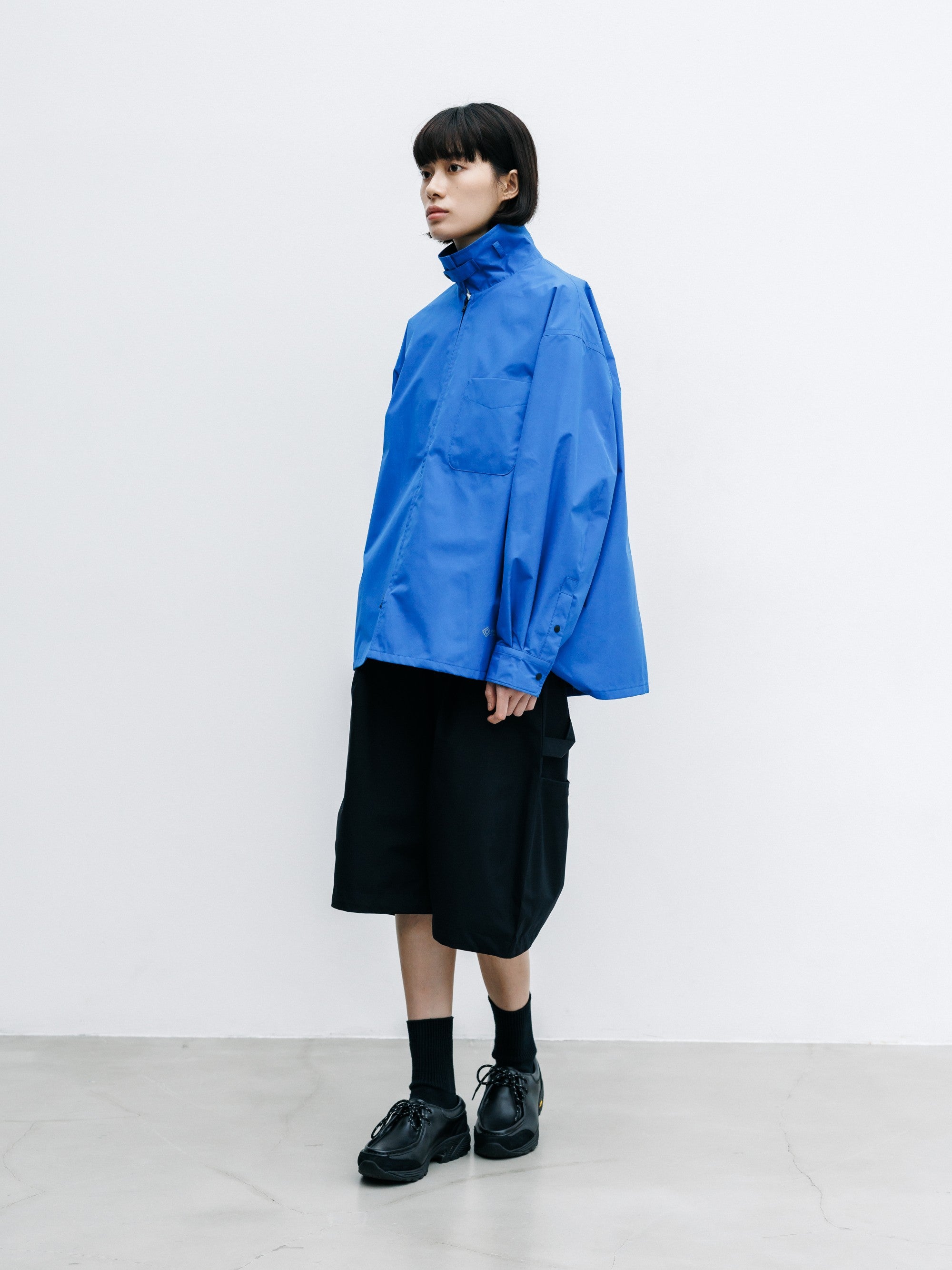 【8.8 SAT 20:00- IN STOCK】+phenix WINDSTOPPER® by GORE-TEX LABS CITY UNIFORM ZIPUP L/S SHIRT (BLUE)