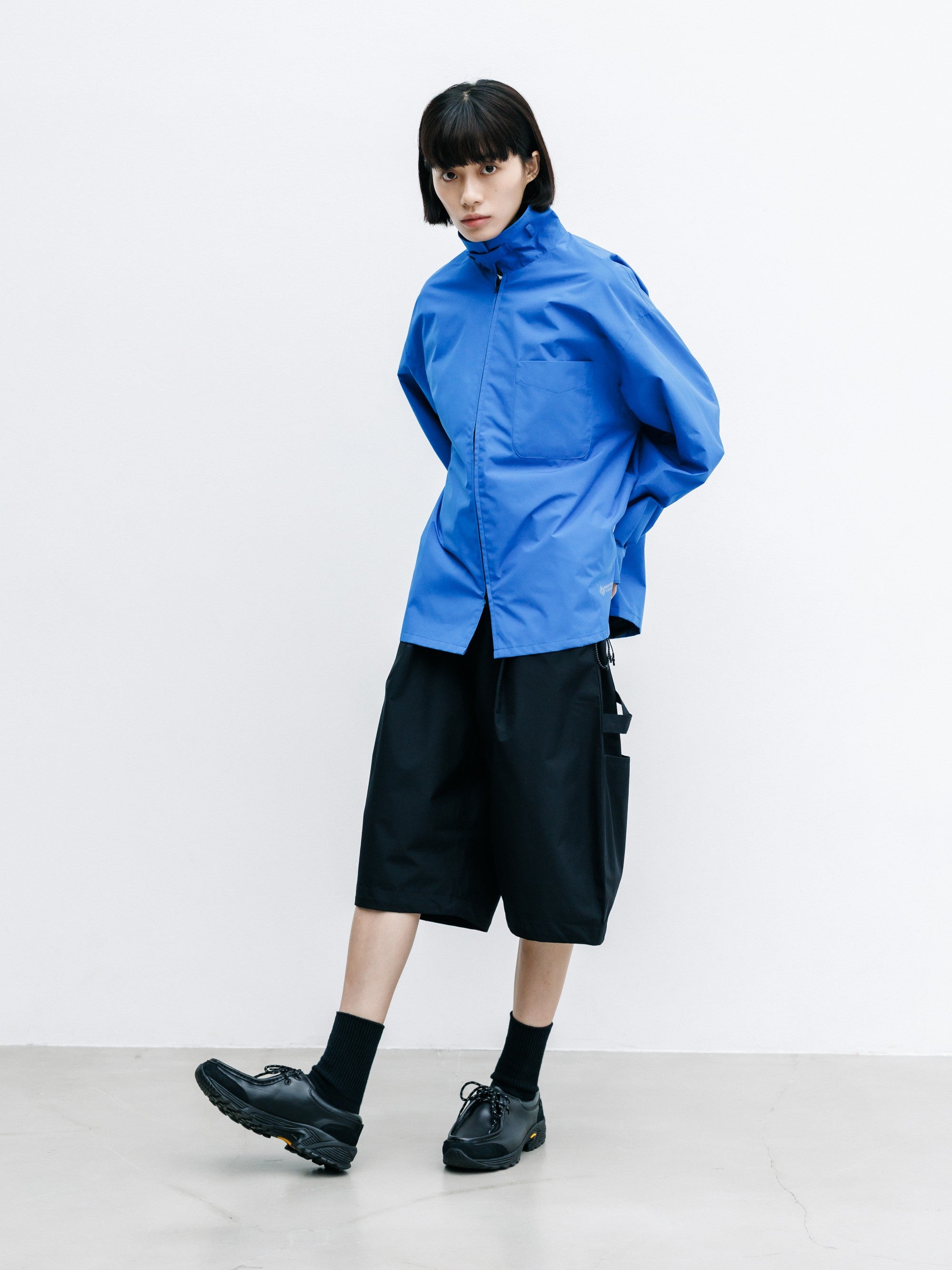 【8.8 SAT 20:00- IN STOCK】+phenix WINDSTOPPER® by GORE-TEX LABS CITY UNIFORM ZIPUP L/S SHIRT (BLUE)