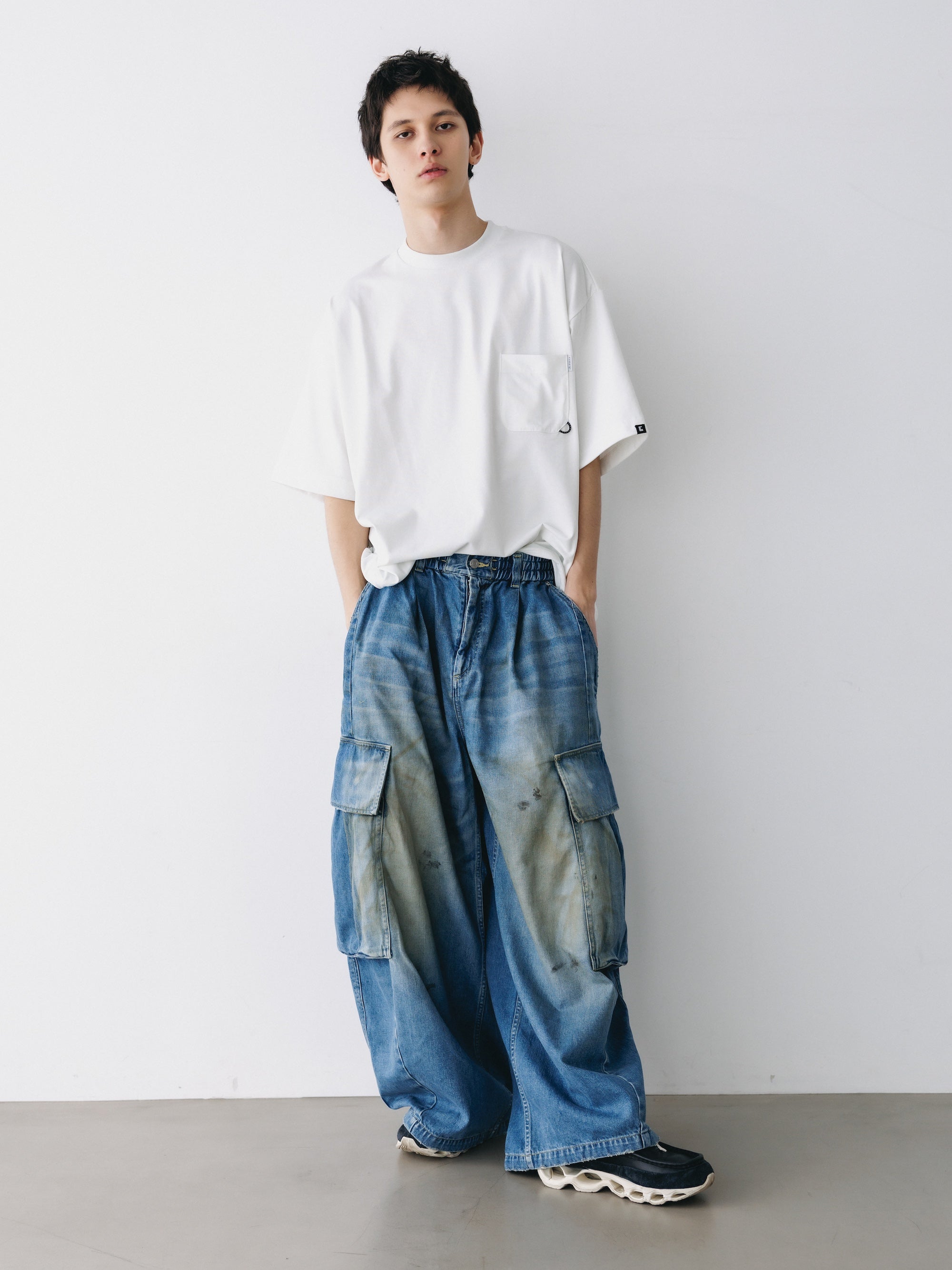 TECH POCKET S/S T-SHIRT (WHITE)