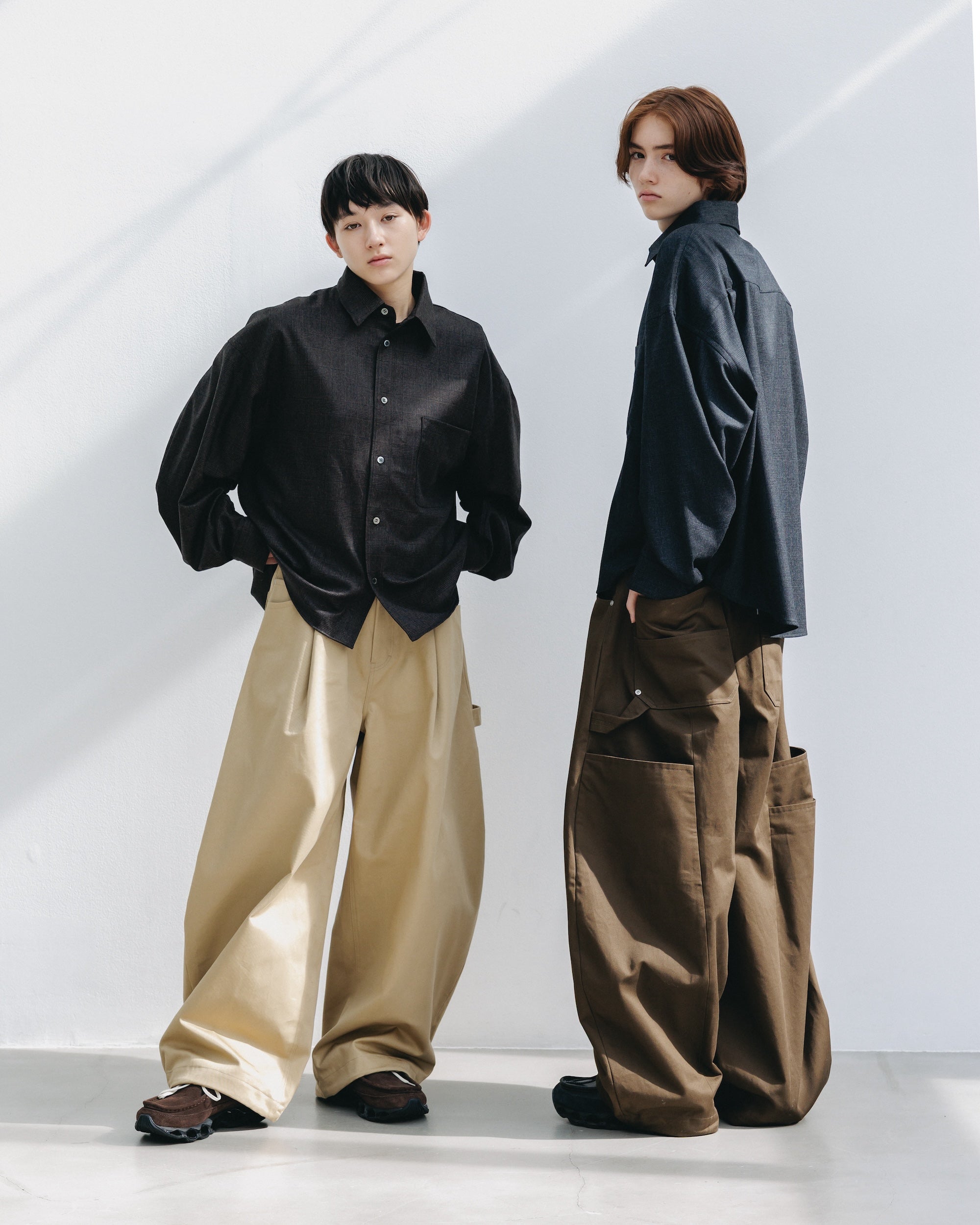 【11.12 WED 20:00- IN STOCK】CITY MASSIVE UTILITY PANTS (BROWN)