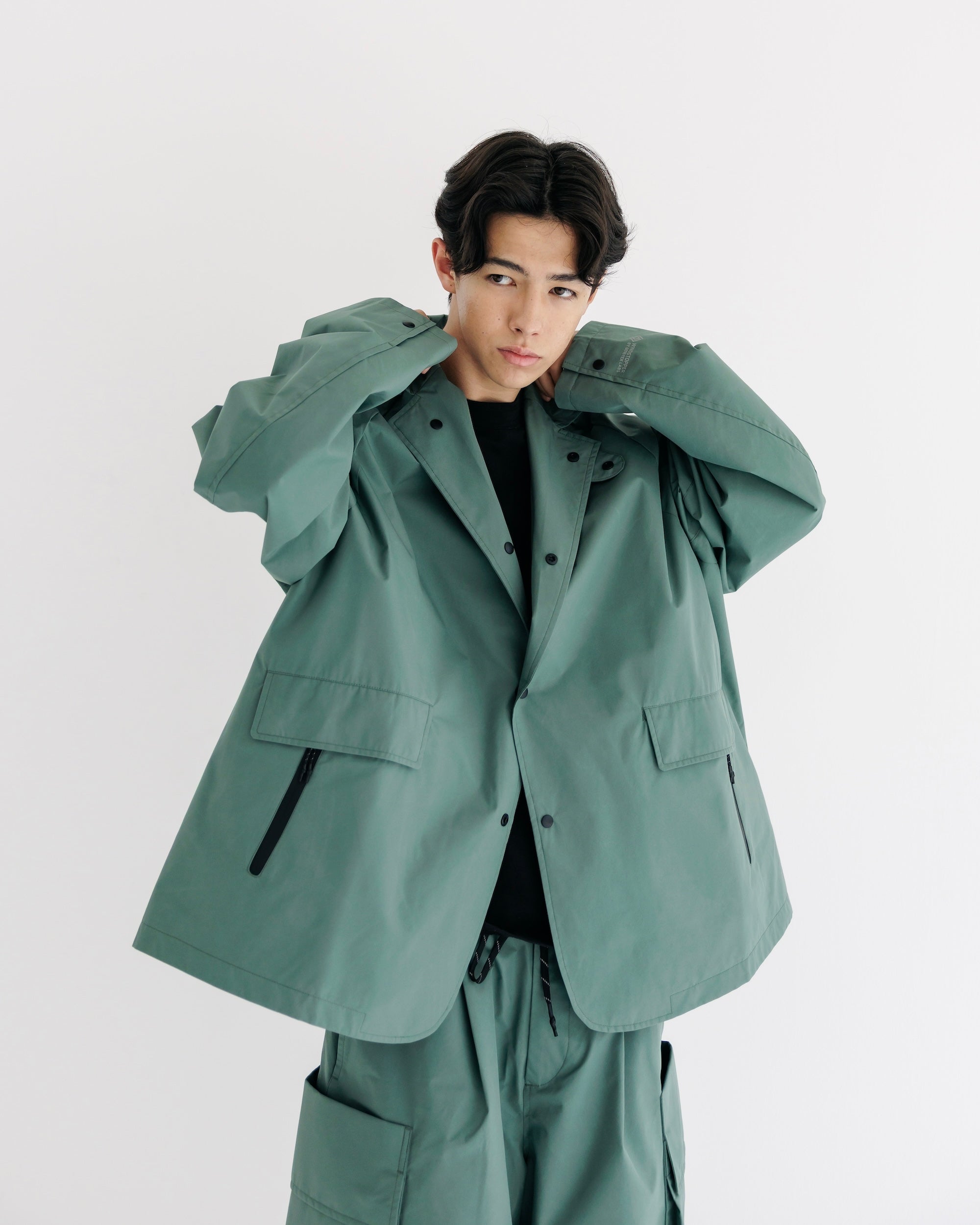 【9.3 WED 20:00- IN STOCK】+phenix WINDSTOPPER® by GORE-TEX LABS ACTIVE CITY STORAGE JACKET (MILITARY GREEN)