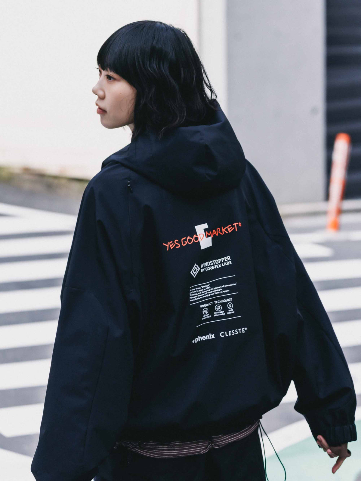 【10.4 SUN 20:00- IN STOCK】【LIMITED】“C×YES GOOD MARKET"+PHENIX WINDSTOPPER® BY GORE-TEX LABS CITY MOUNTAIN JACKET (BLACK)