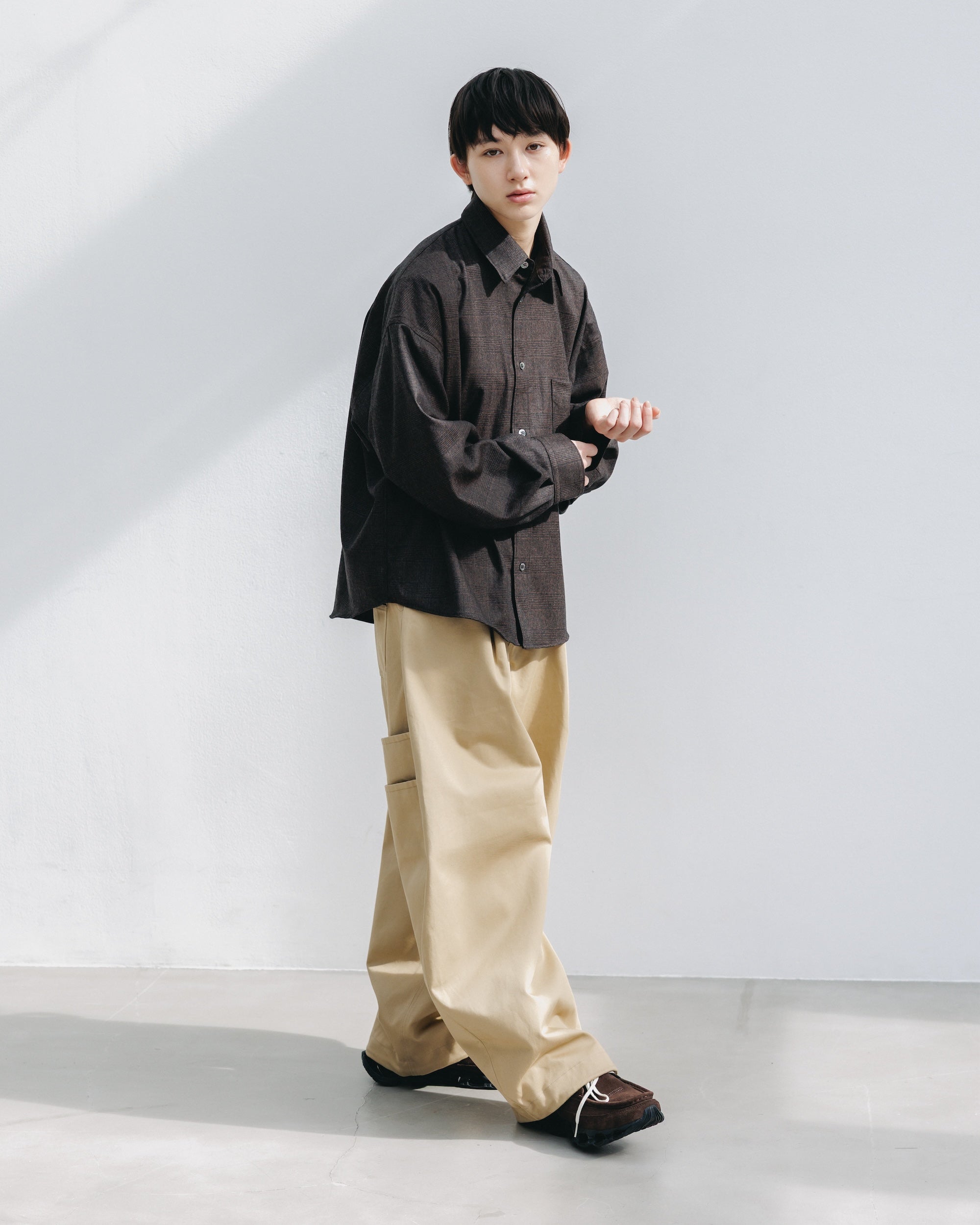 【11.12 WED 20:00- IN STOCK】CITY MASSIVE UTILITY PANTS (BEIGE)