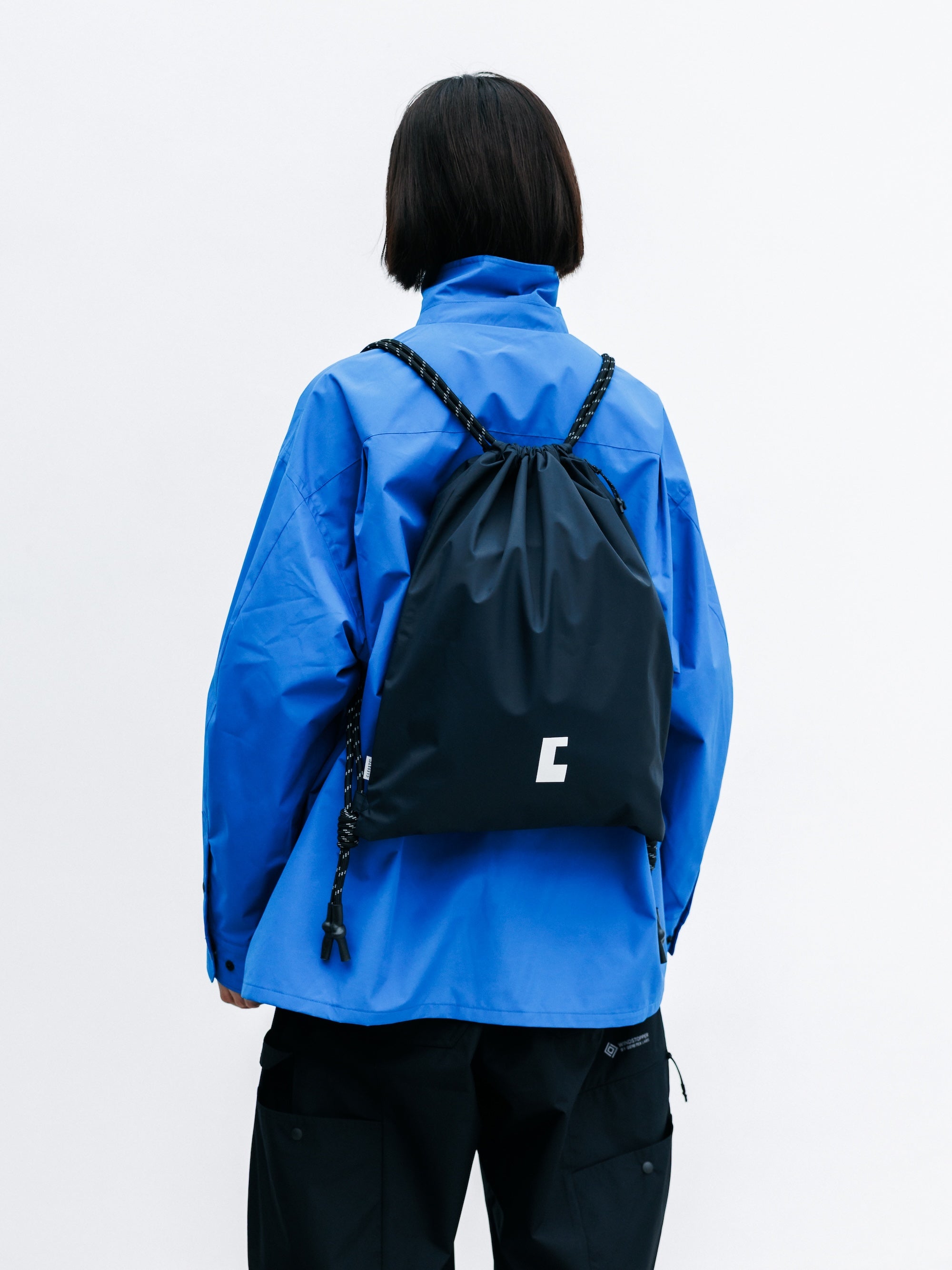 【8.1 SAT 20:00- IN STOCK】3LAYER NYLON CITY KNAPSACK (BLACK)