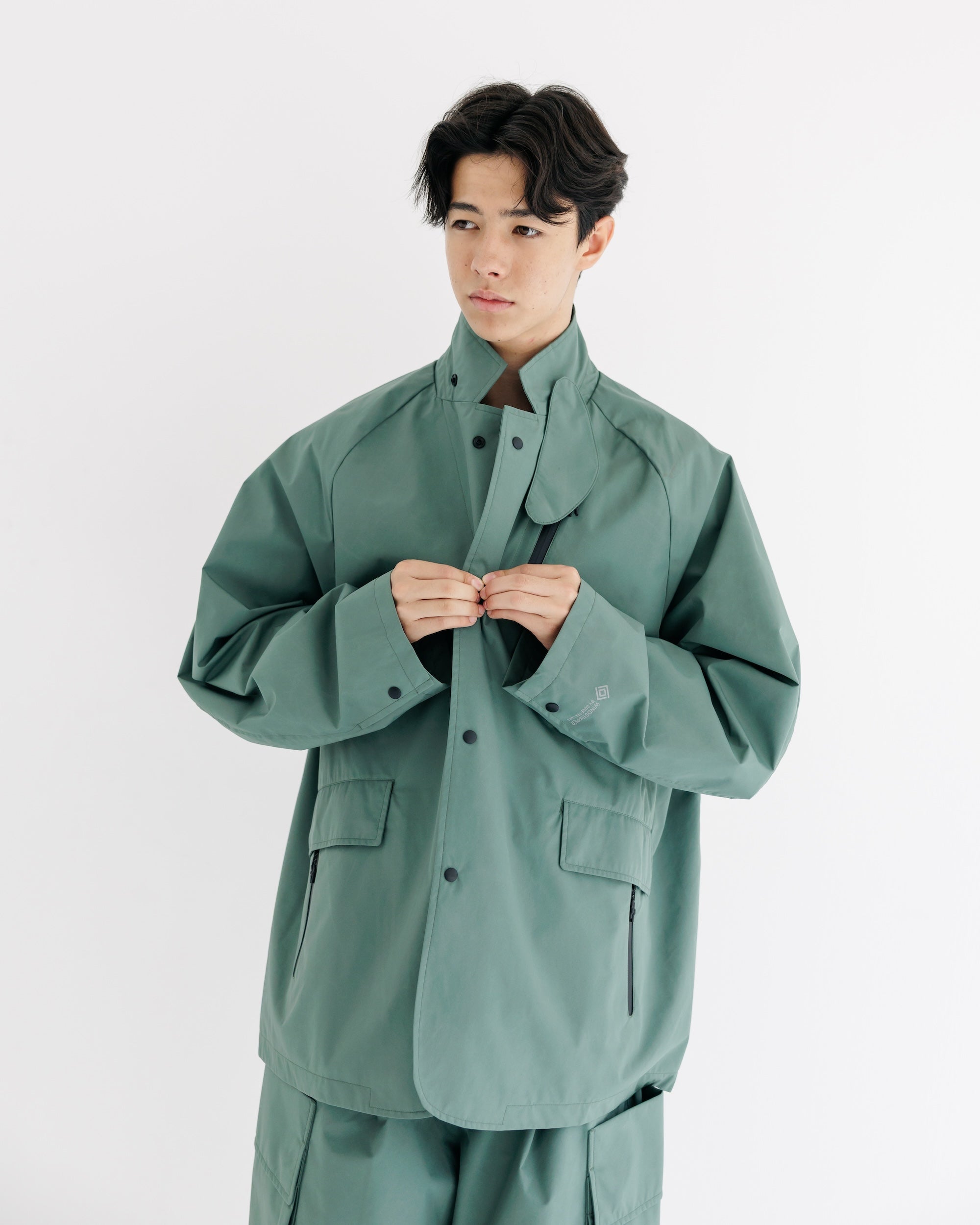 【9.3 WED 20:00- IN STOCK】+phenix WINDSTOPPER® by GORE-TEX LABS ACTIVE CITY STORAGE JACKET (MILITARY GREEN)