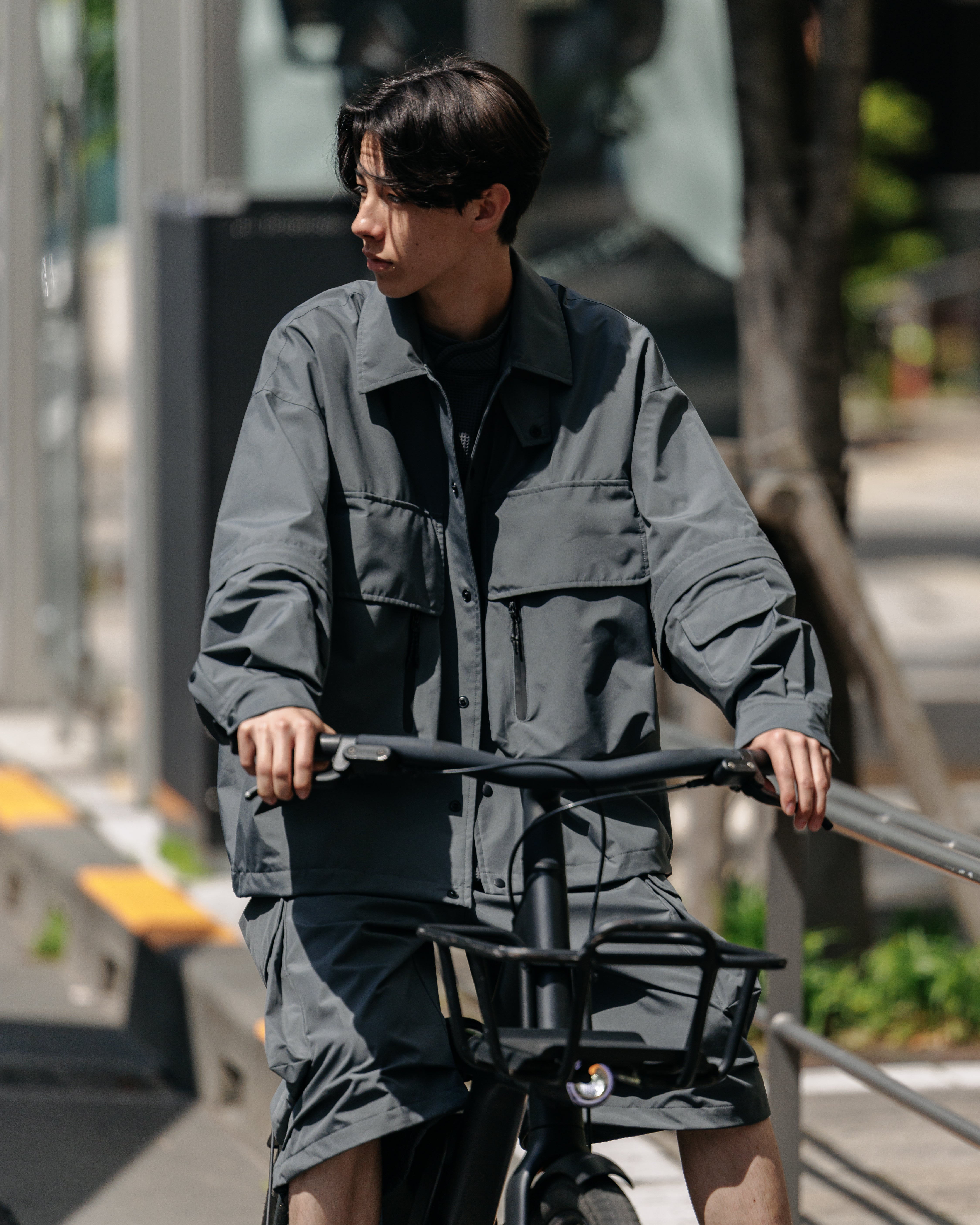 +phenix WINDSTOPPER® by GORE-TEX LABS DETACHABLE WADING SHIRT JACKET (GRAPHAITE GRAY)