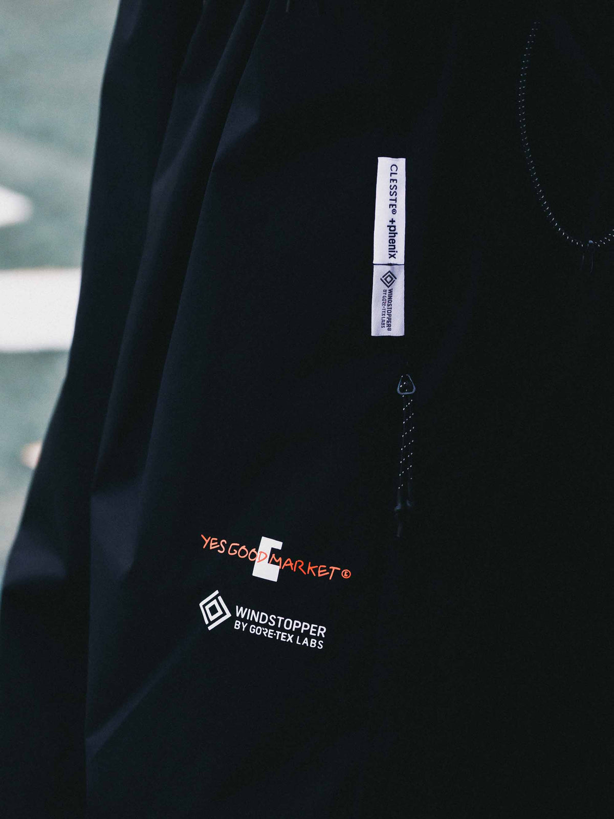 【10.4 SUN 20:00- IN STOCK】【LIMITED】“C×YES GOOD MARKET"+PHENIX WINDSTOPPER® BY GORE-TEX LABS CITY MOUNTAIN JACKET (BLACK)