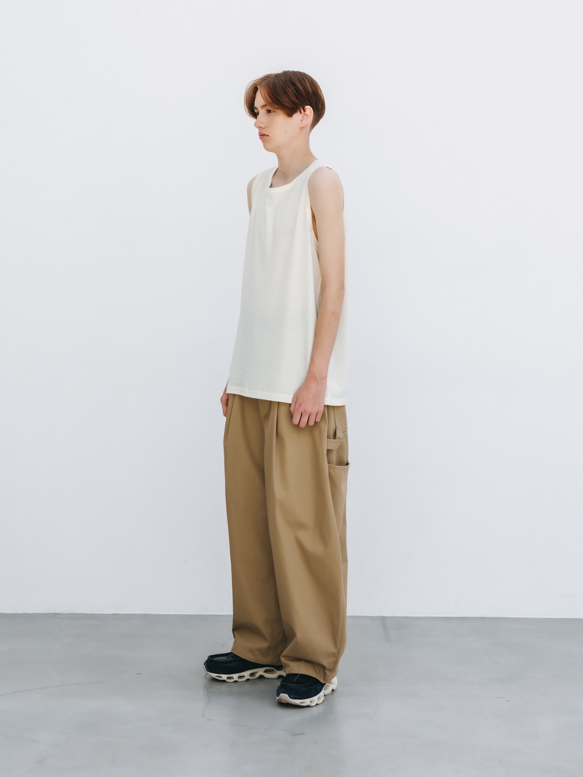 【5.16 SAT 20:00- IN STOCK】T/C GABARDINE CITY MASSIVE UTILITY PANTS (BEIGE)