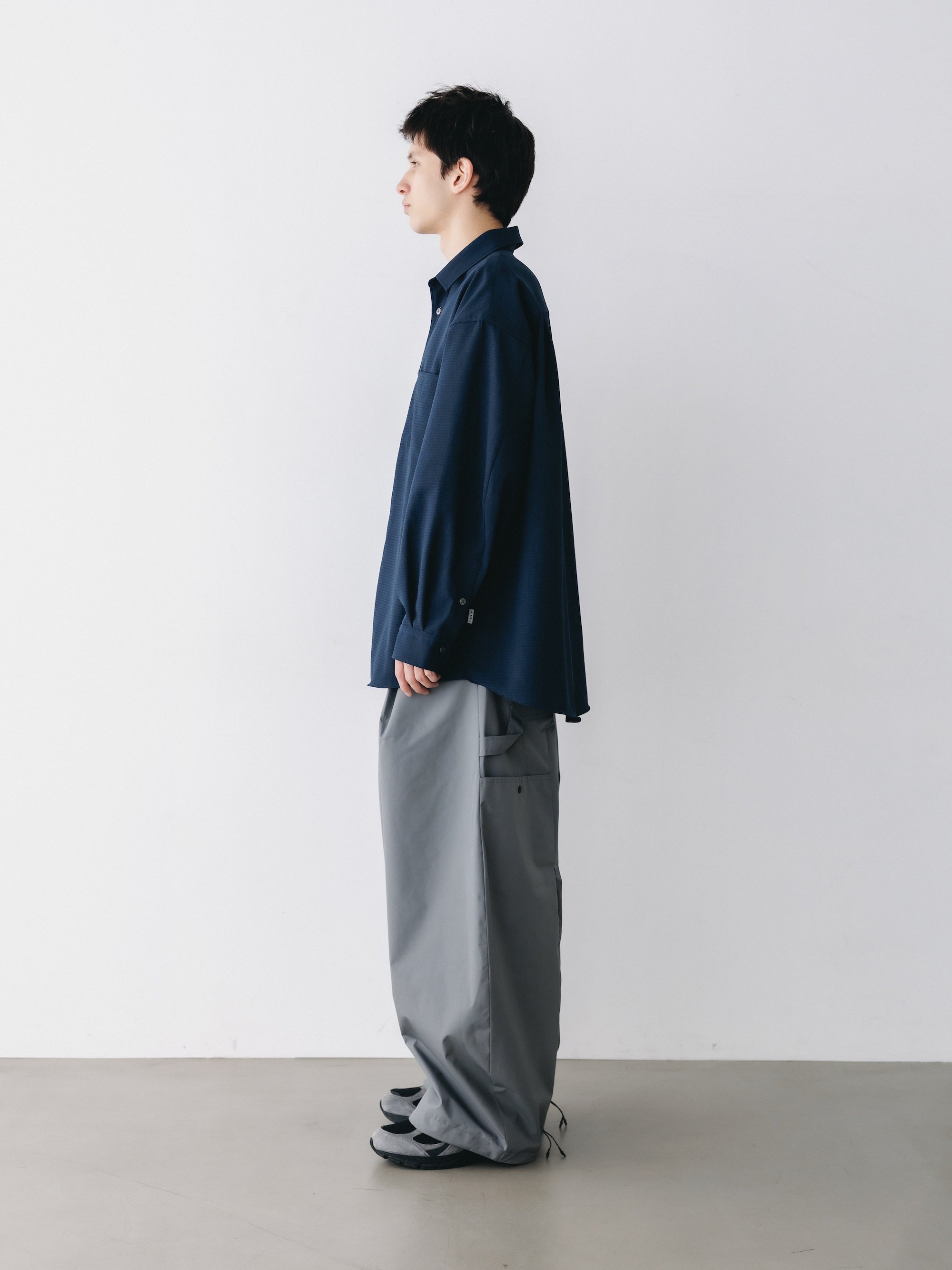 【4.29 WED 20:00- IN STOCK】SHADOW GINGHAM CHECK EVERYDAY L/S SHIRT (NAVY)