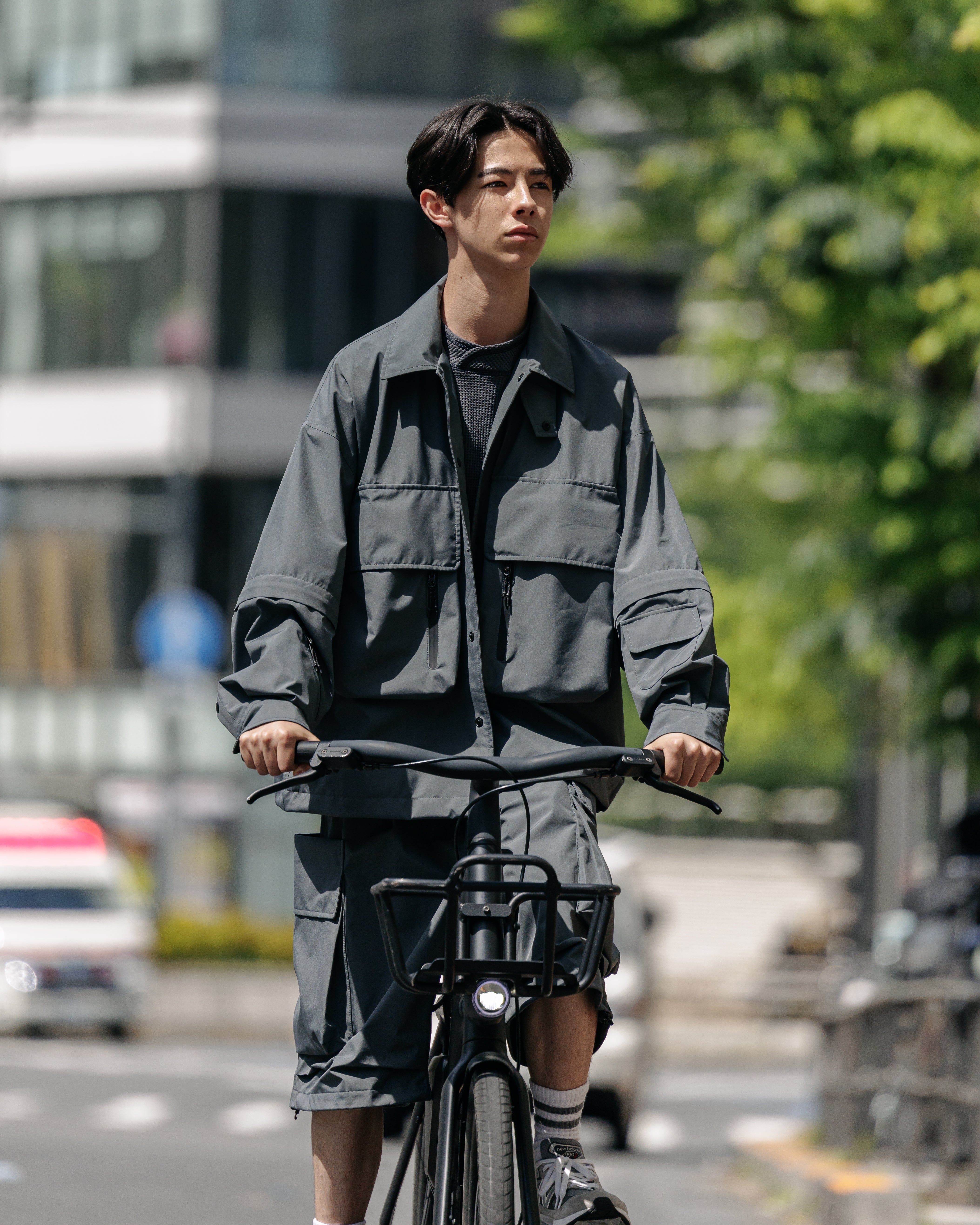 +phenix WINDSTOPPER® by GORE-TEX LABS DETACHABLE WADING SHIRT JACKET (GRAPHAITE GRAY)