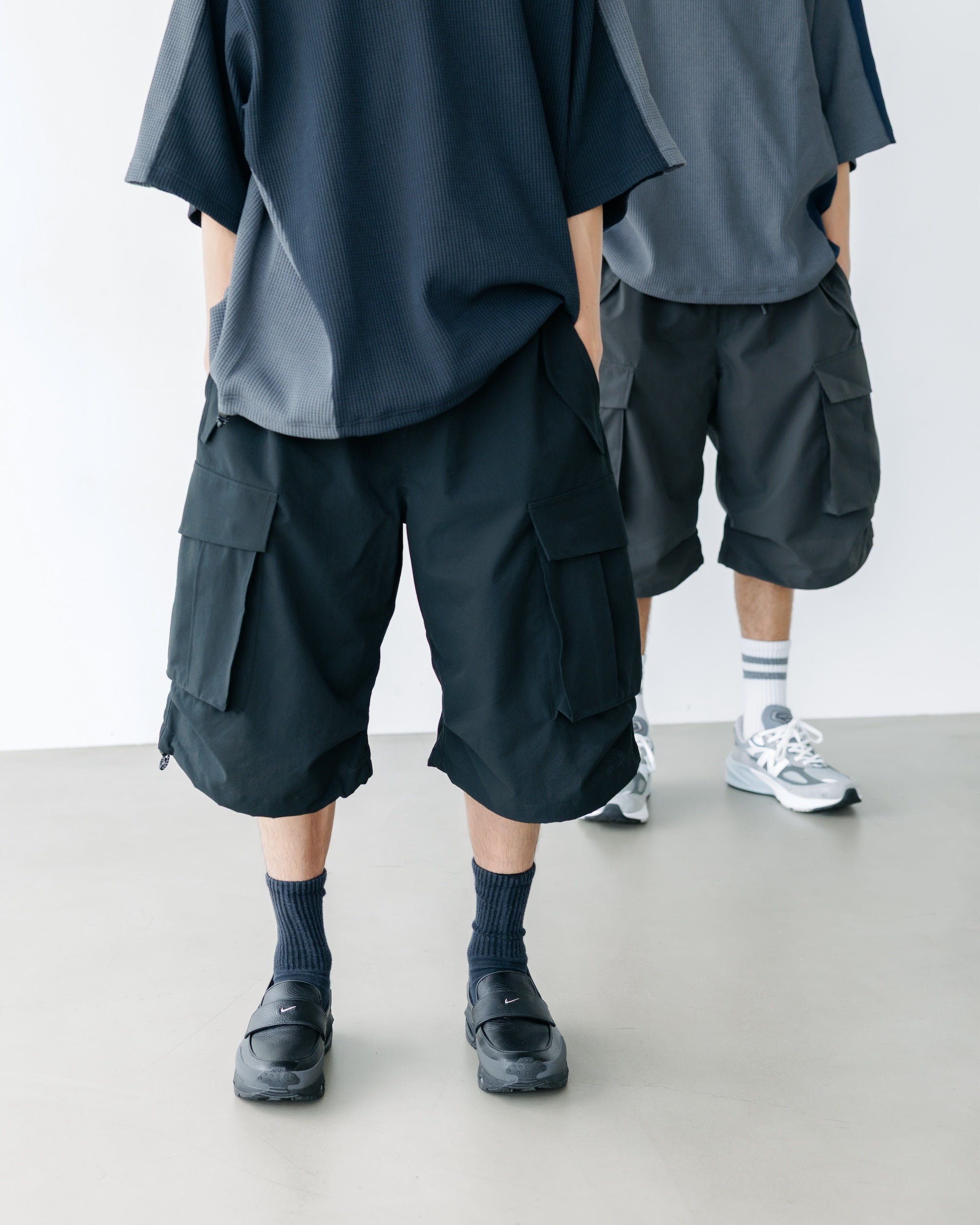 【7.9 WED 20:00- IN STOCK】COOL DOTS®︎ CITY MILITARY HALF PANTS 003 (BLACK)