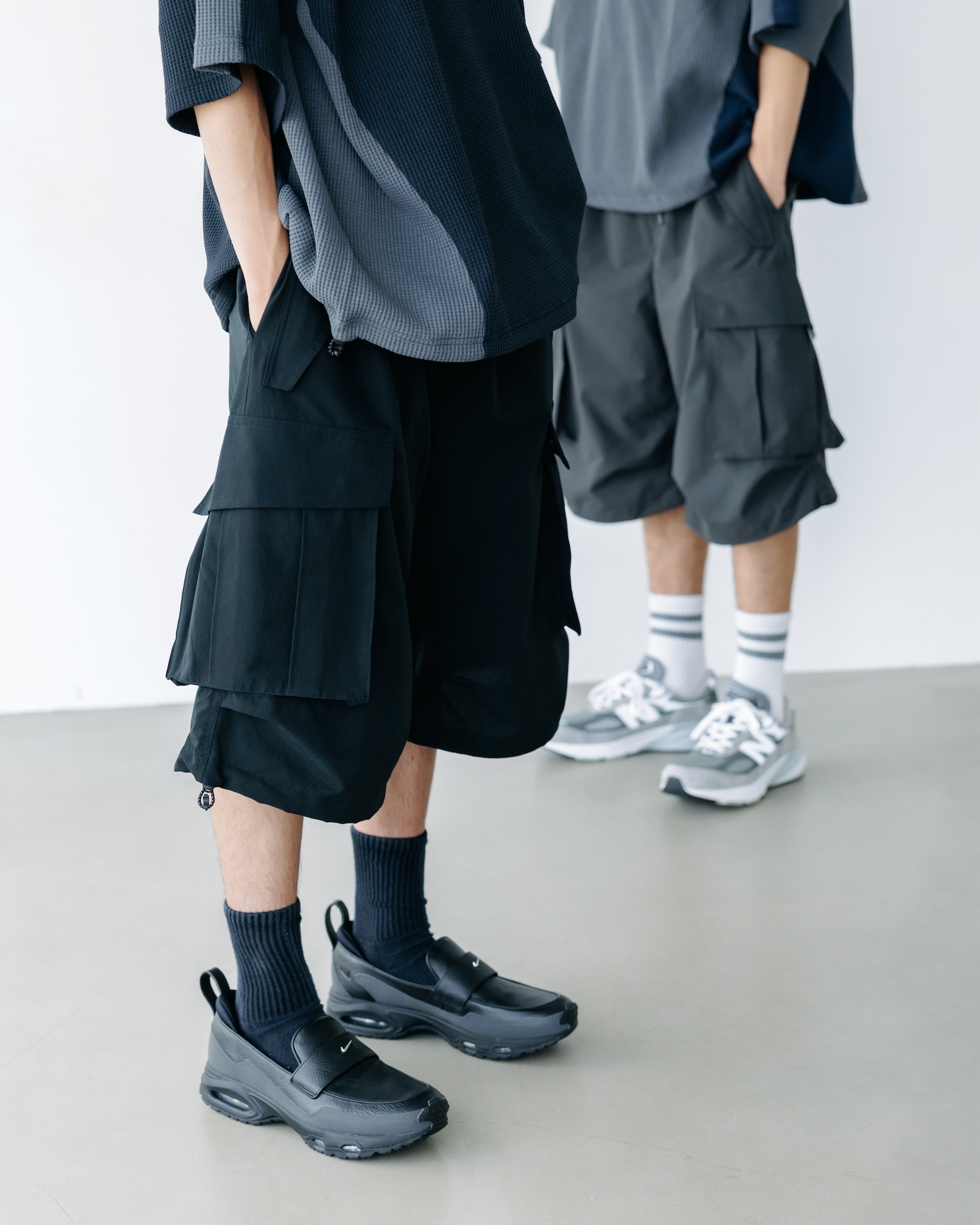 【7.9 WED 20:00- IN STOCK】COOL DOTS®︎ CITY MILITARY HALF PANTS 003 (BLACK)