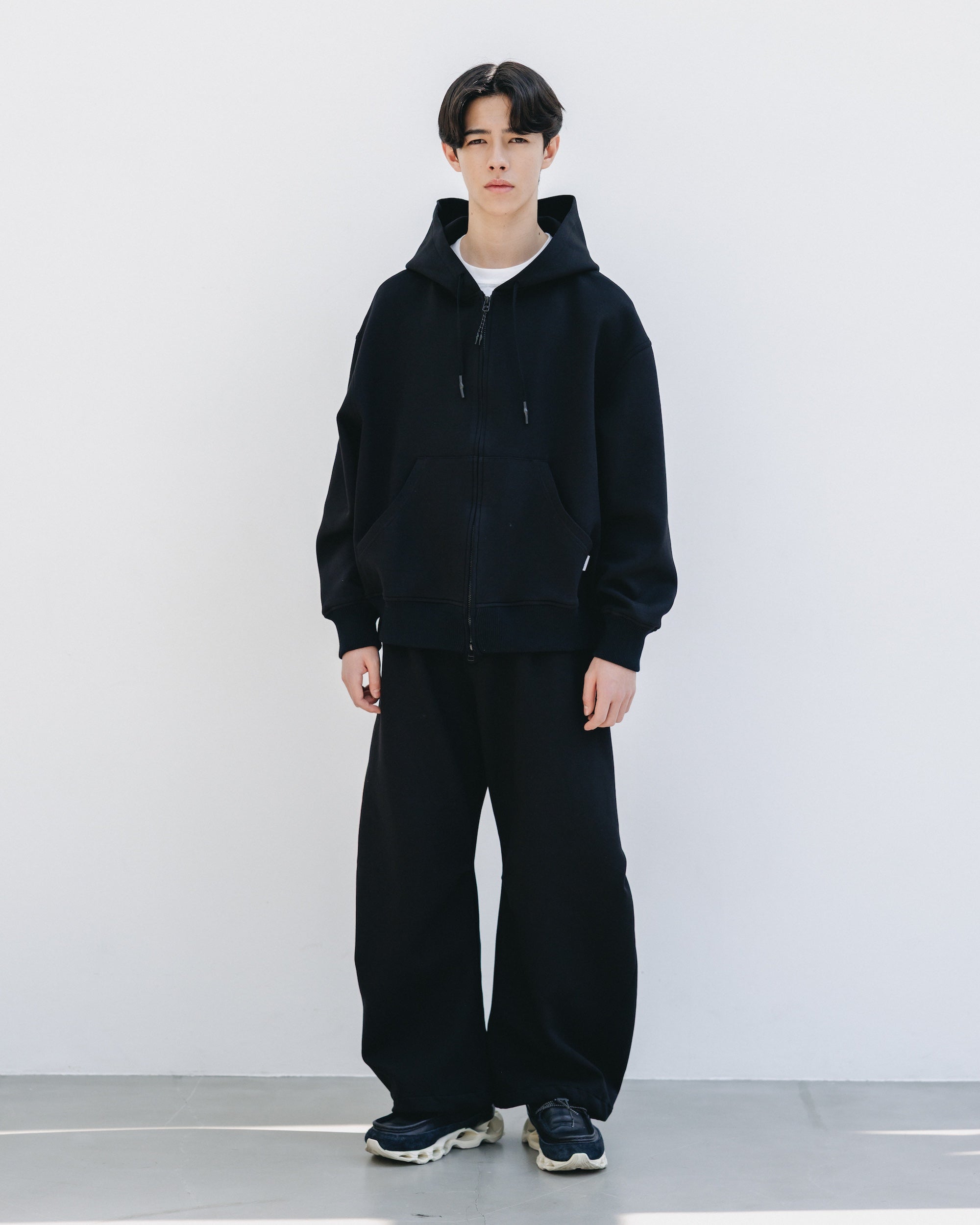 AIR COTTON ACTIVE HOODIE (BLACK)