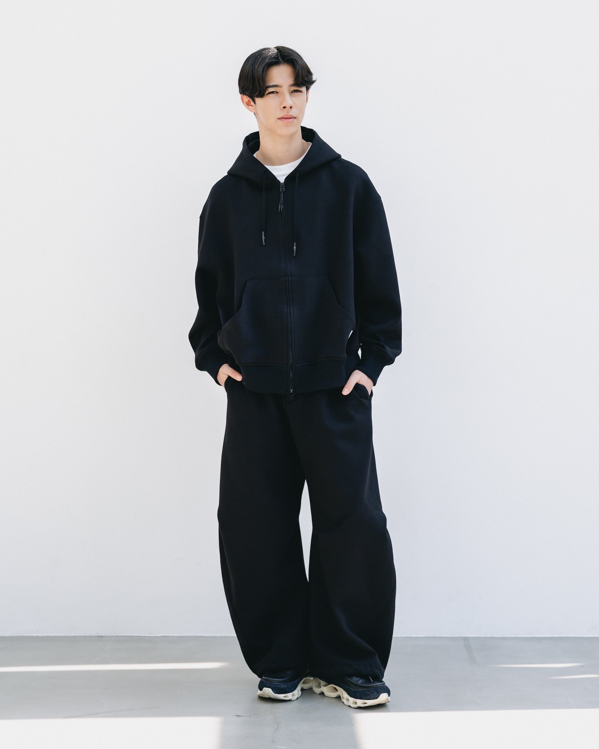 AIR COTTON ACTIVE HOODIE (BLACK)