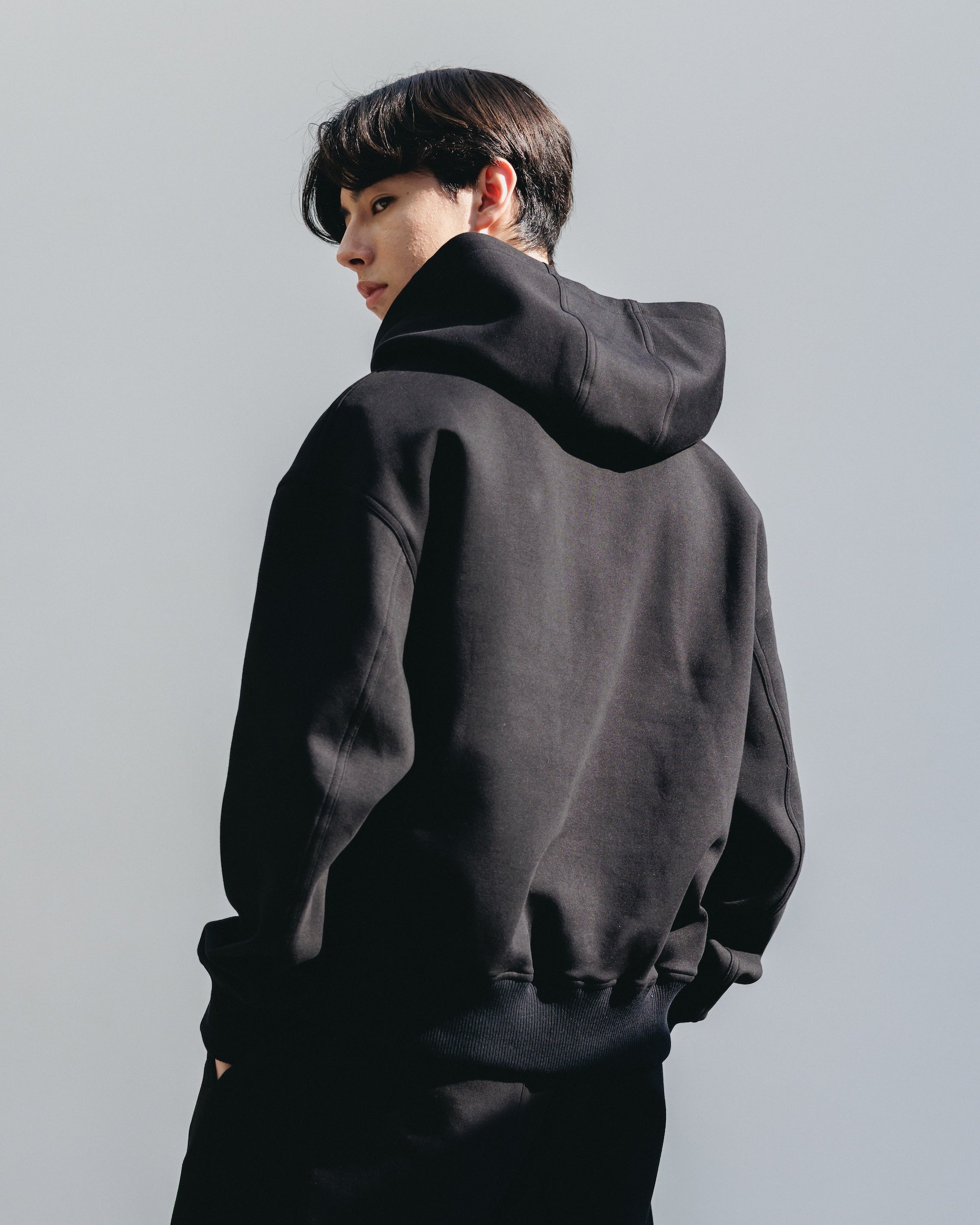AIR COTTON ACTIVE HOODIE (BLACK)