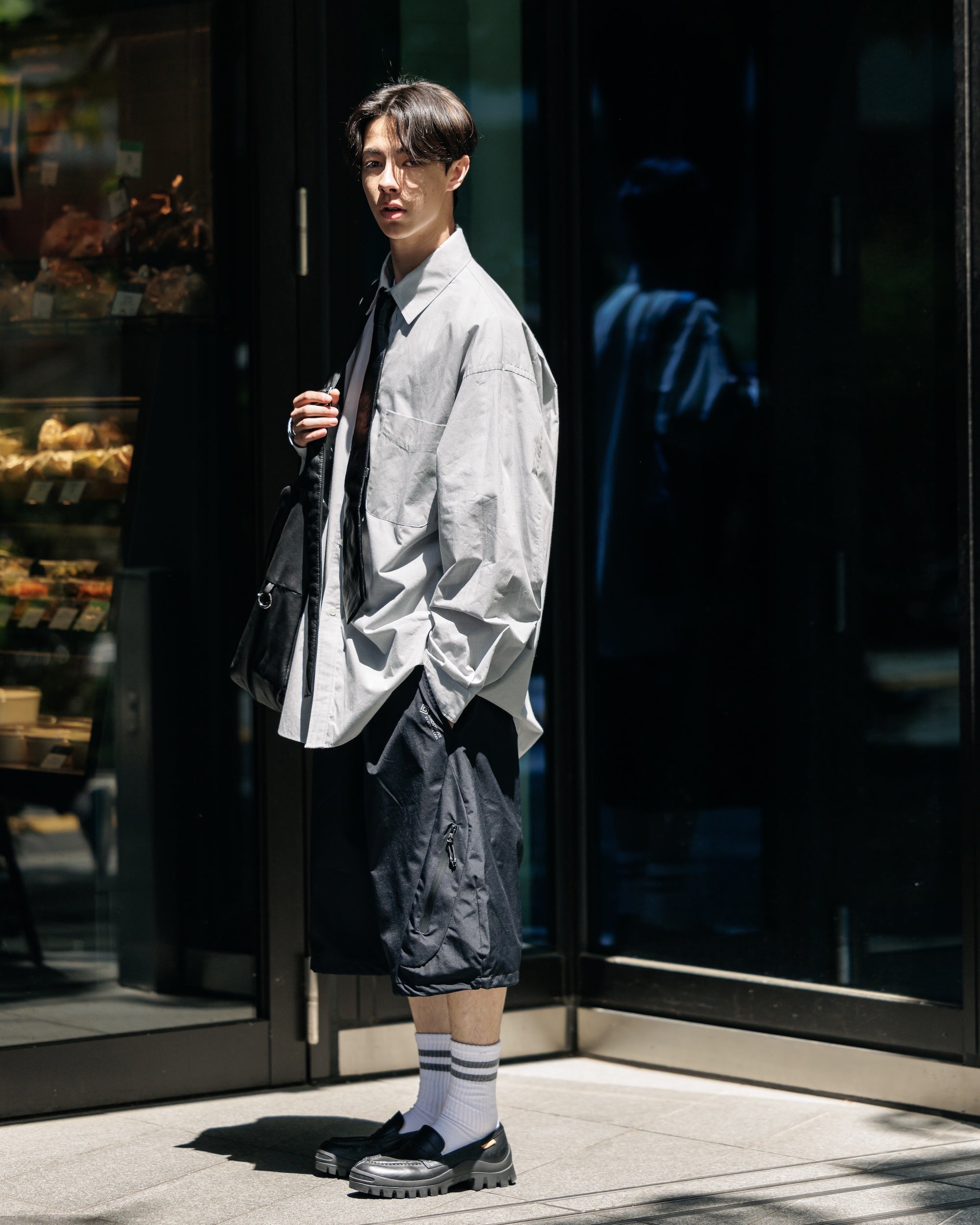 【5.28 WED 20:00- IN STOCK】+phenix WINDSTOPPER® by GORE-TEX LABS TECH MASSIVE TWISTED HALF PANTS (BLACK)