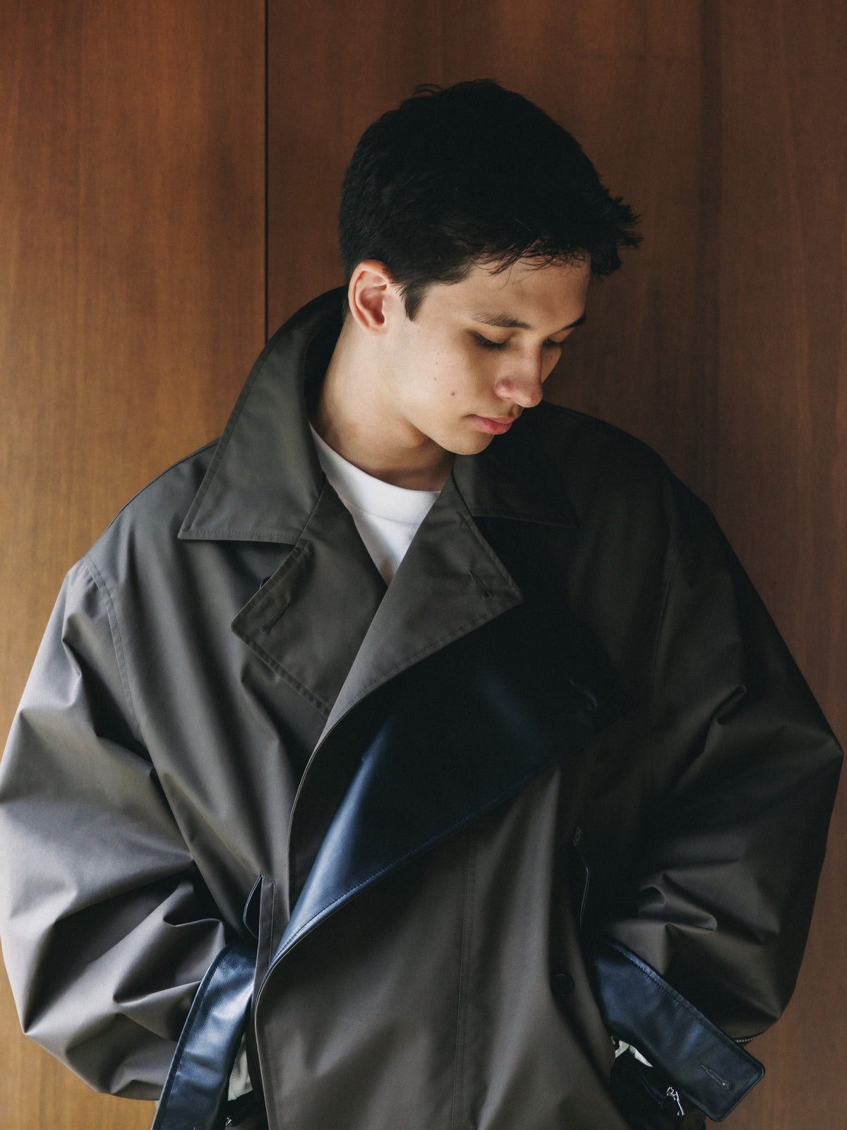 【10.24 SAT 20:00- IN STOCK】 +phenix WINDSTOPPER® by GORE-TEX LABS TWILL CITY DOUBLE FLAP JACKET (URBAN BROWN)