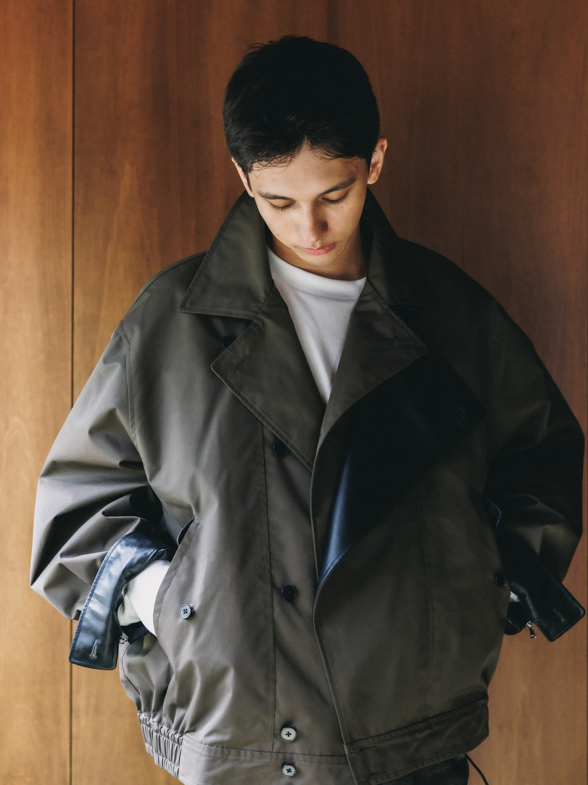 【10.24 SAT 20:00- IN STOCK】 +phenix WINDSTOPPER® by GORE-TEX LABS TWILL CITY DOUBLE FLAP JACKET (URBAN BROWN)