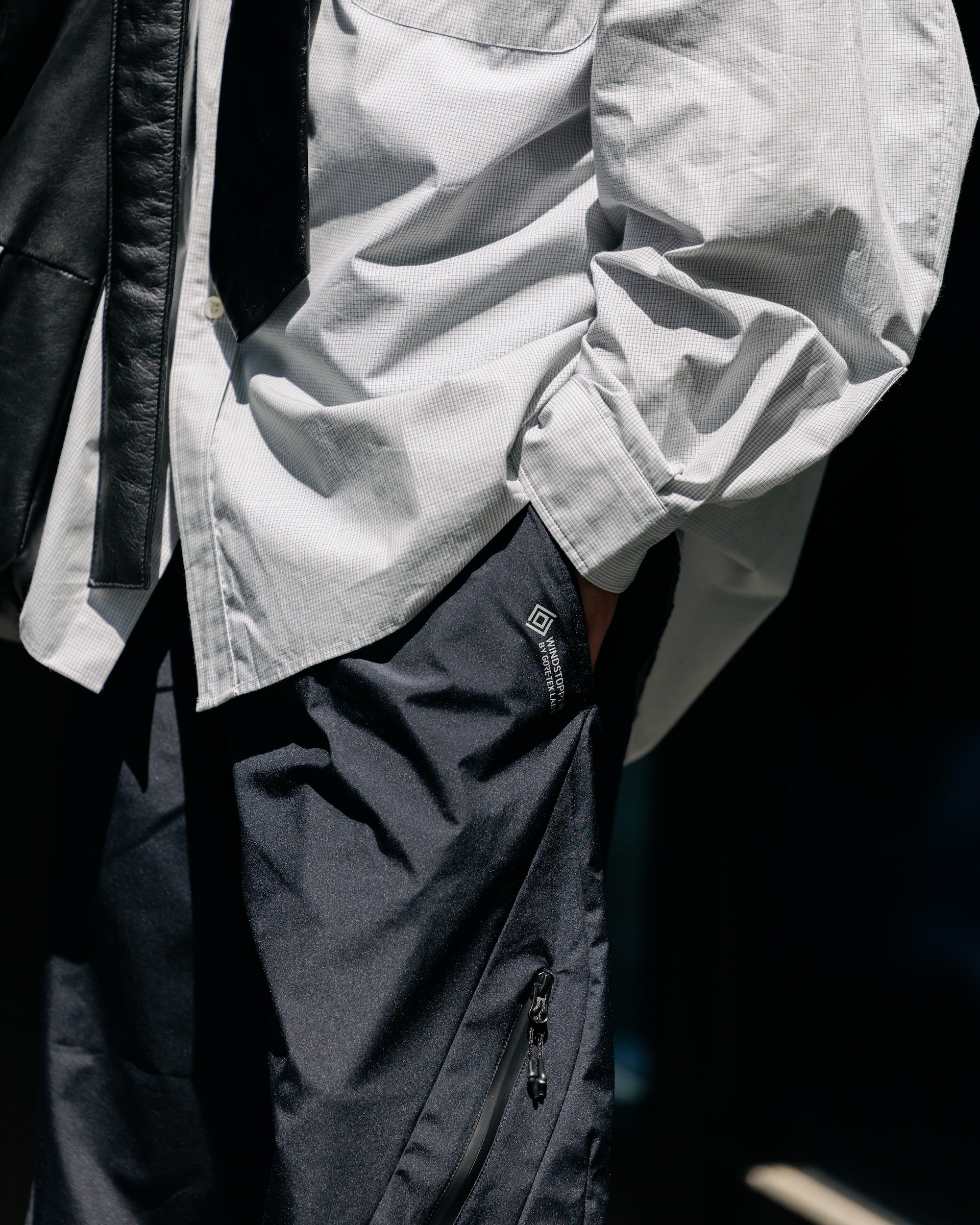 【5.28 WED 20:00- IN STOCK】+phenix WINDSTOPPER® by GORE-TEX LABS TECH MASSIVE TWISTED HALF PANTS (BLACK)