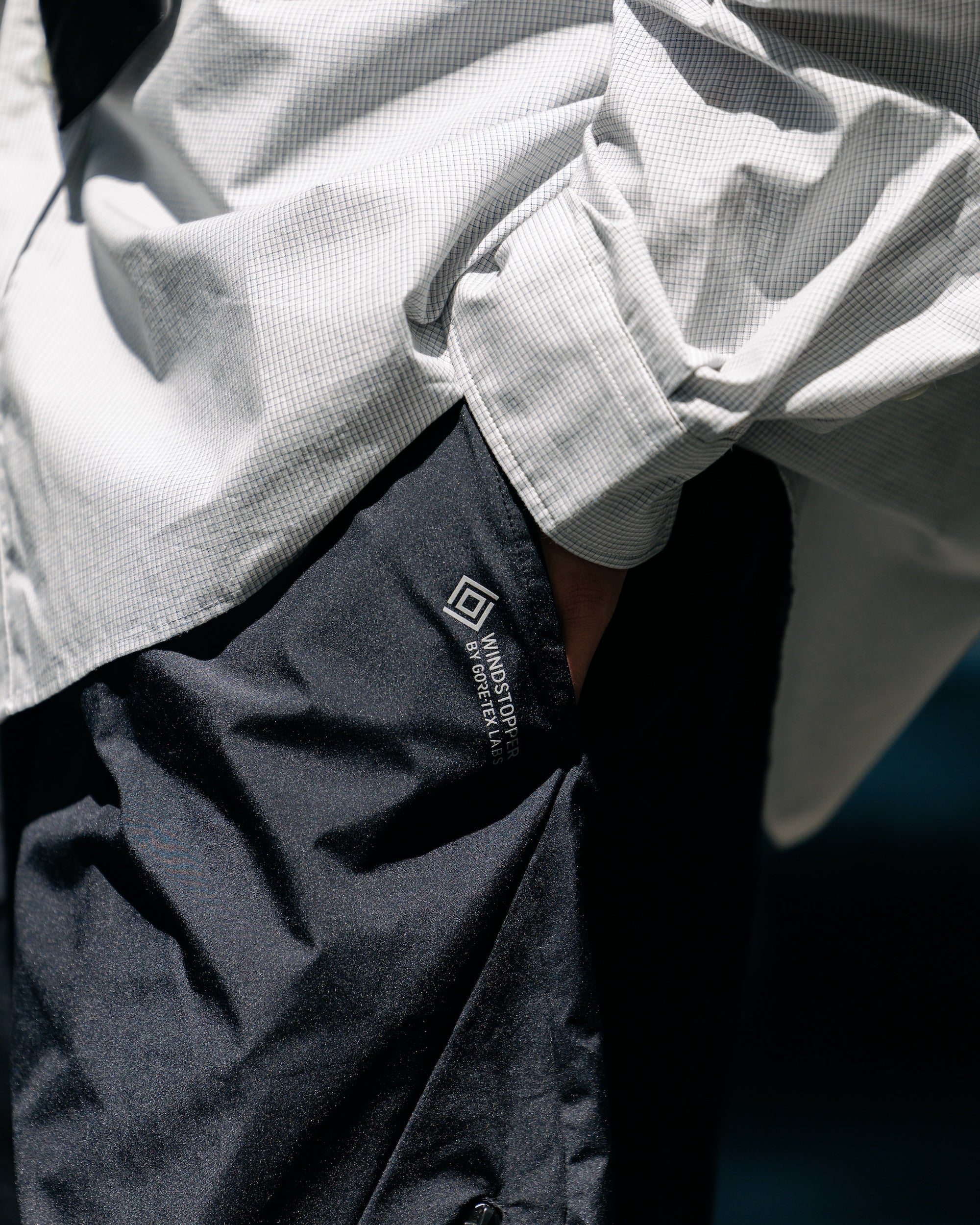 【5.28 WED 20:00- IN STOCK】+phenix WINDSTOPPER® by GORE-TEX LABS TECH MASSIVE TWISTED HALF PANTS (BLACK)