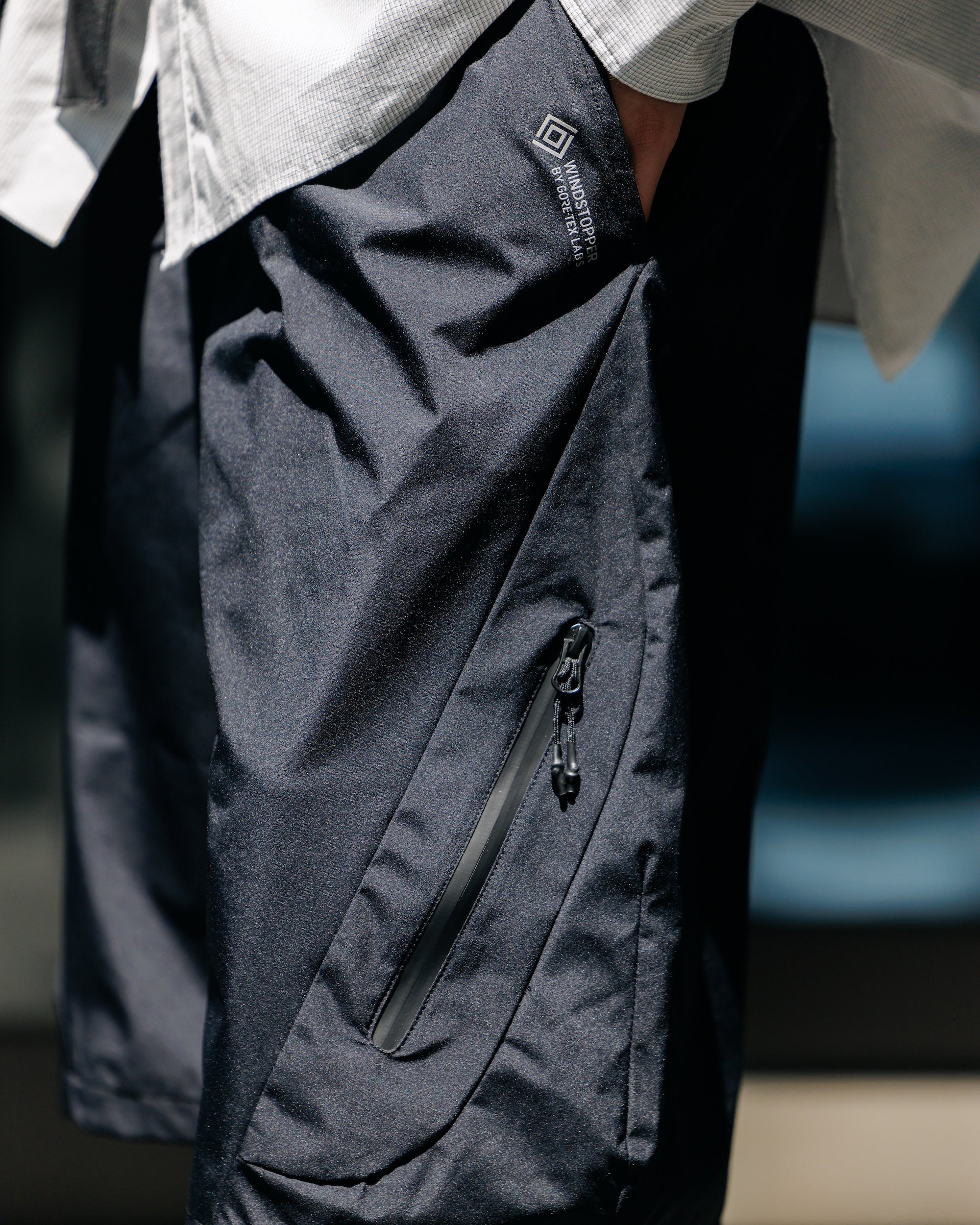 【5.28 WED 20:00- IN STOCK】+phenix WINDSTOPPER® by GORE-TEX LABS TECH MASSIVE TWISTED HALF PANTS (BLACK)