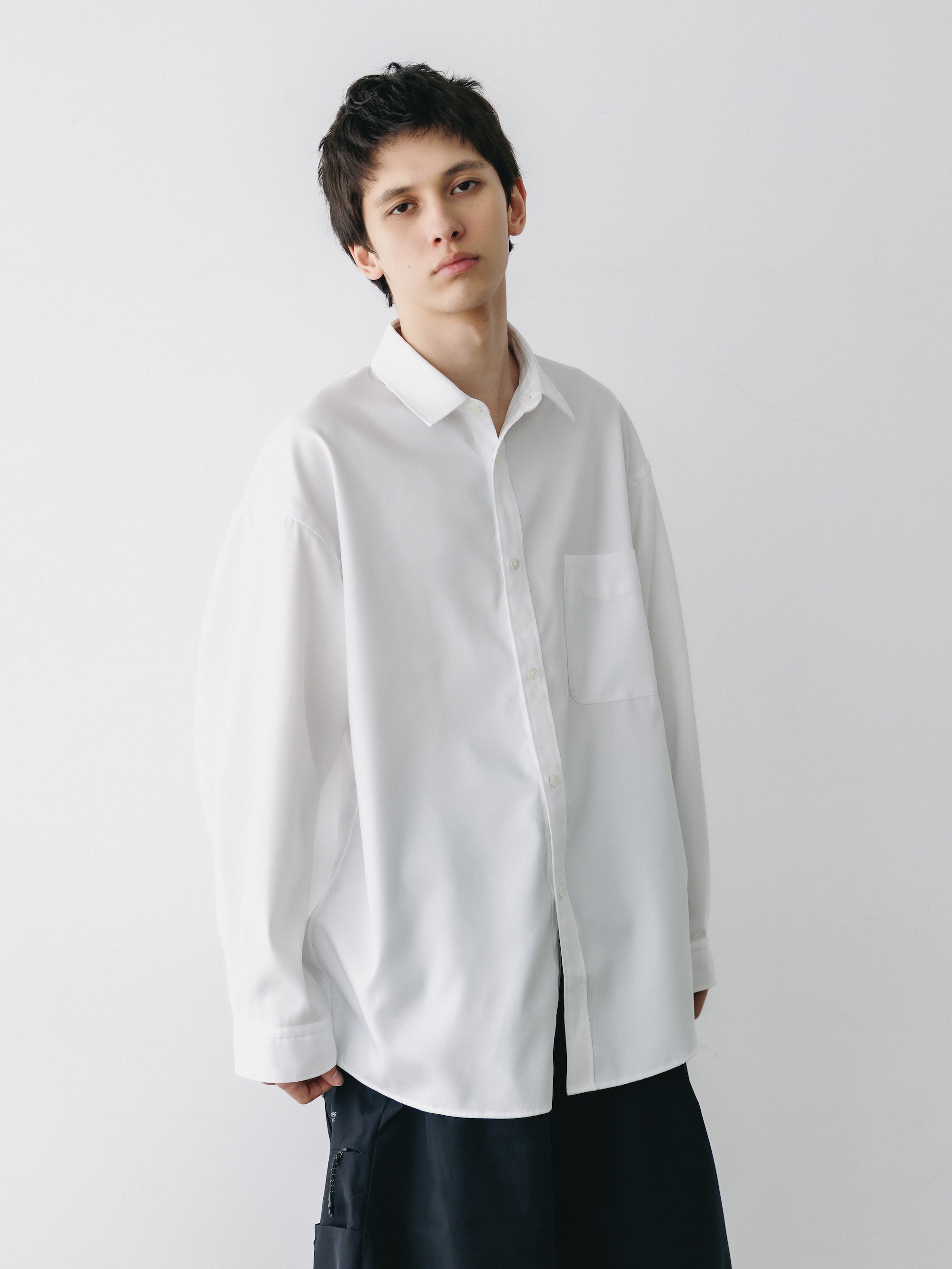 ACTIVE OXFORD EVERYDAY L/S SHIRT (WHITE)