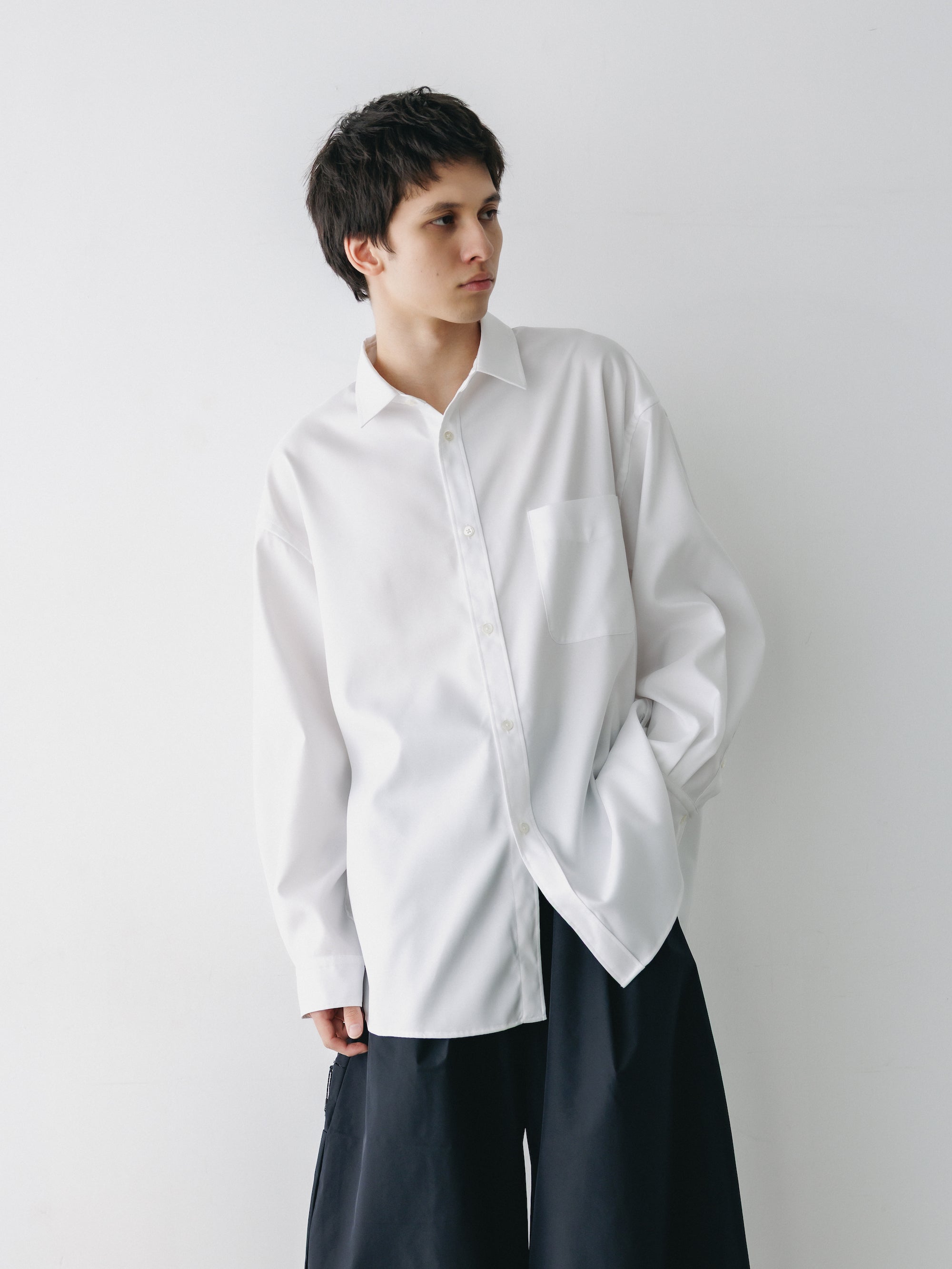 ACTIVE OXFORD EVERYDAY L/S SHIRT (WHITE)