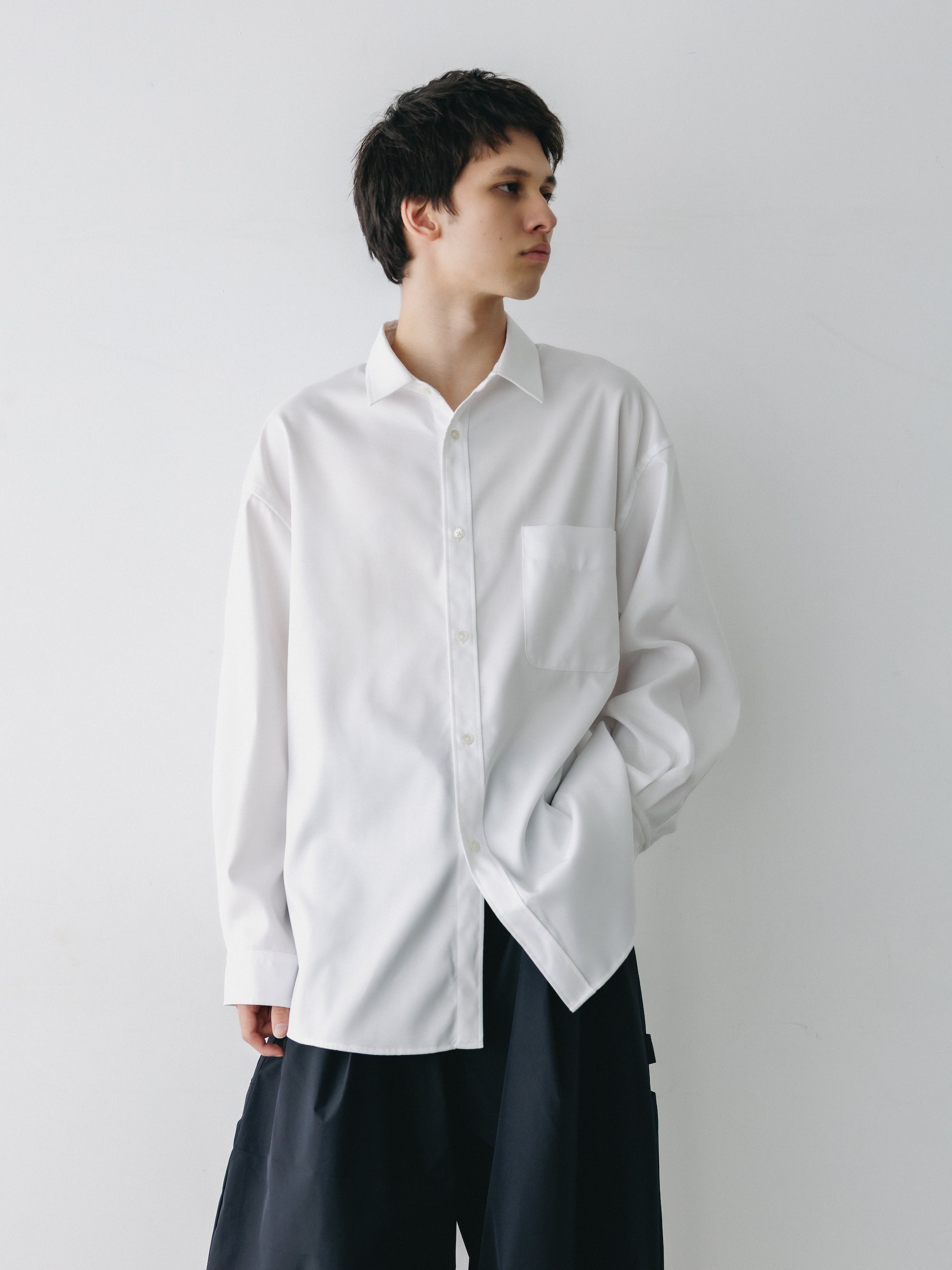 ACTIVE OXFORD EVERYDAY L/S SHIRT (WHITE)