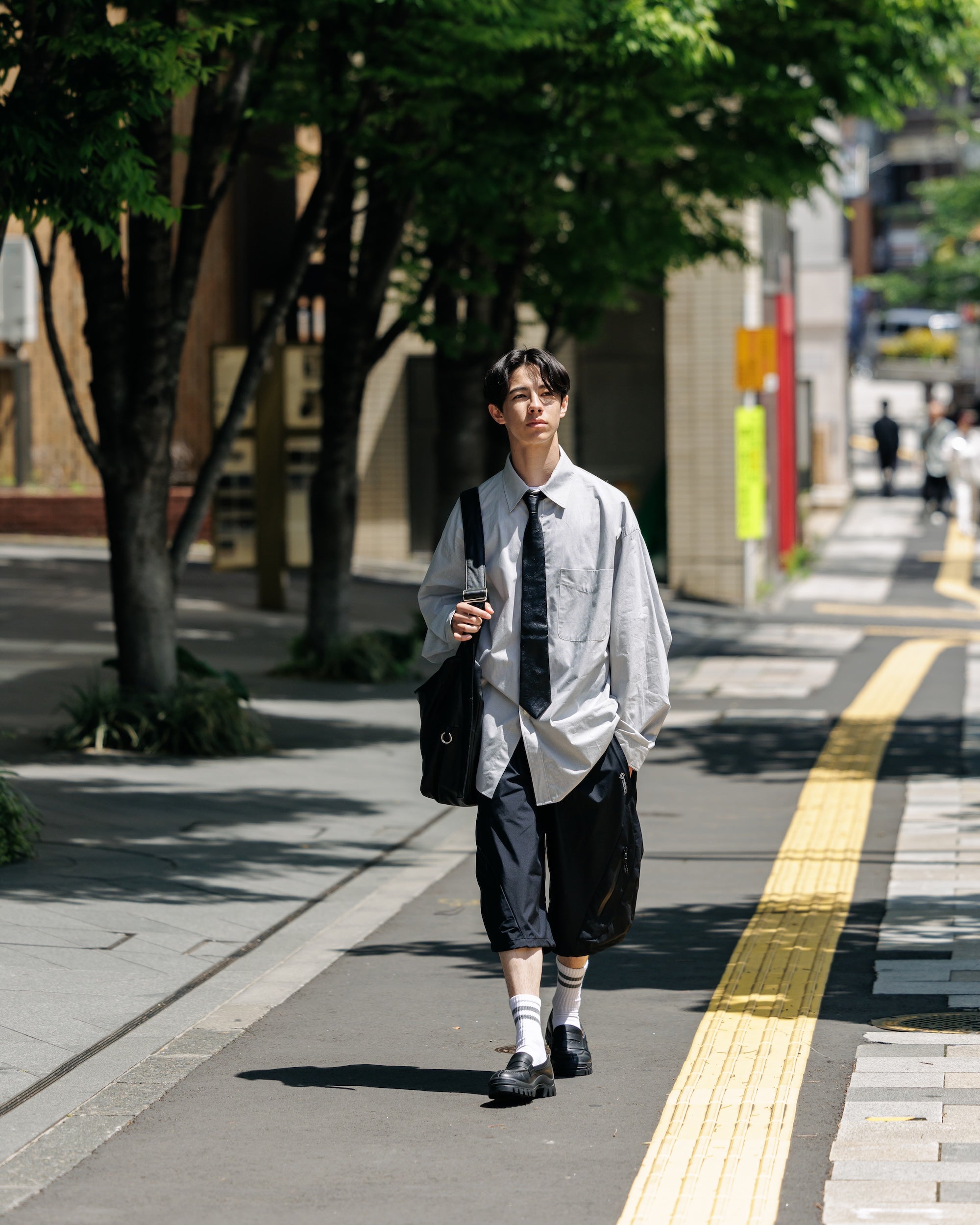 【5.28 WED 20:00- IN STOCK】+phenix WINDSTOPPER® by GORE-TEX LABS TECH MASSIVE TWISTED HALF PANTS (BLACK)
