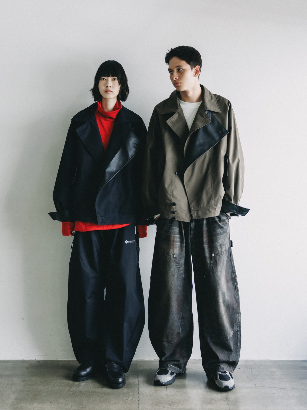 【10.24 SAT 20:00- IN STOCK】 +phenix WINDSTOPPER® by GORE-TEX LABS TWILL CITY DOUBLE FLAP JACKET (URBAN BROWN)