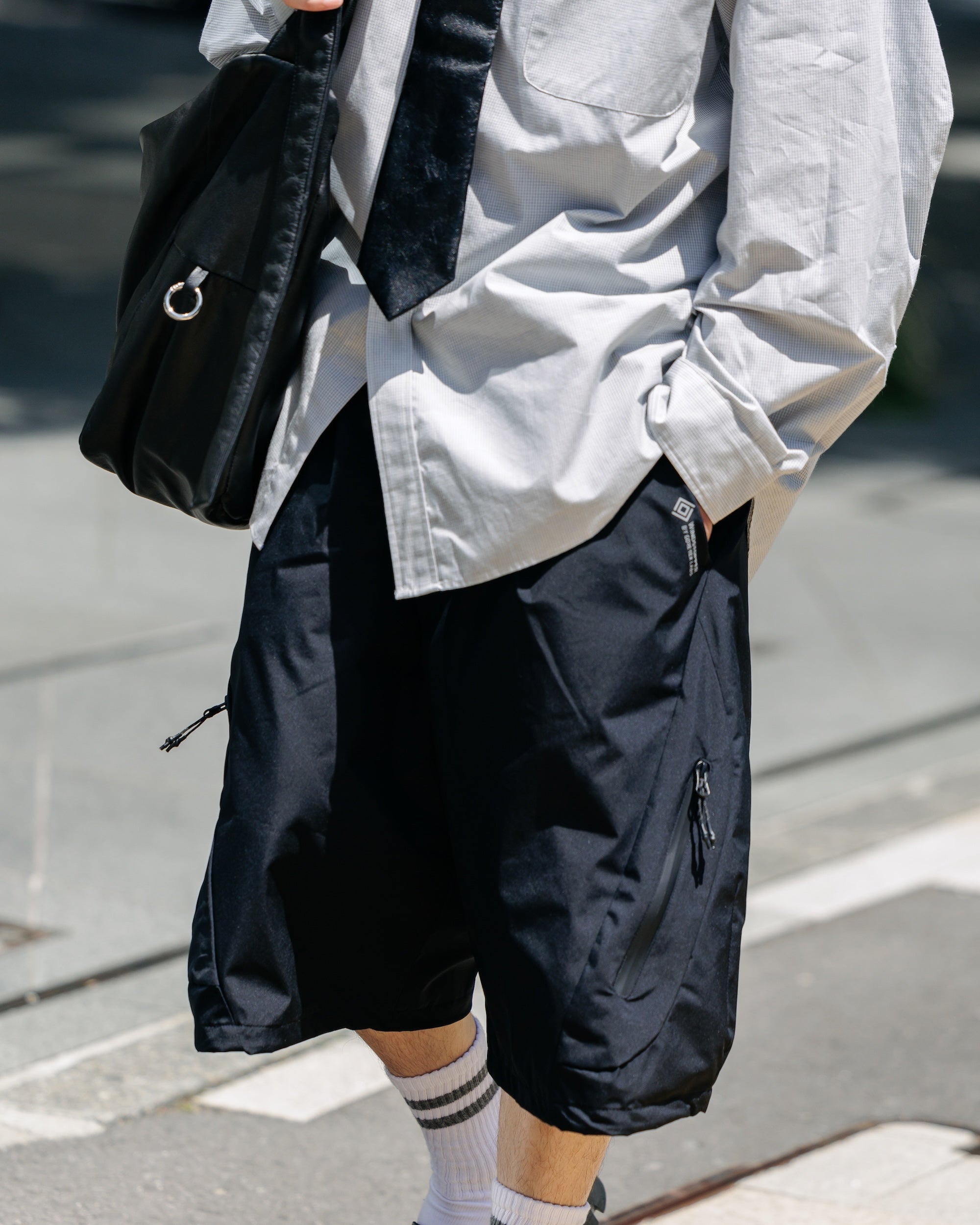 【5.28 WED 20:00- IN STOCK】+phenix WINDSTOPPER® by GORE-TEX LABS TECH MASSIVE TWISTED HALF PANTS (BLACK)