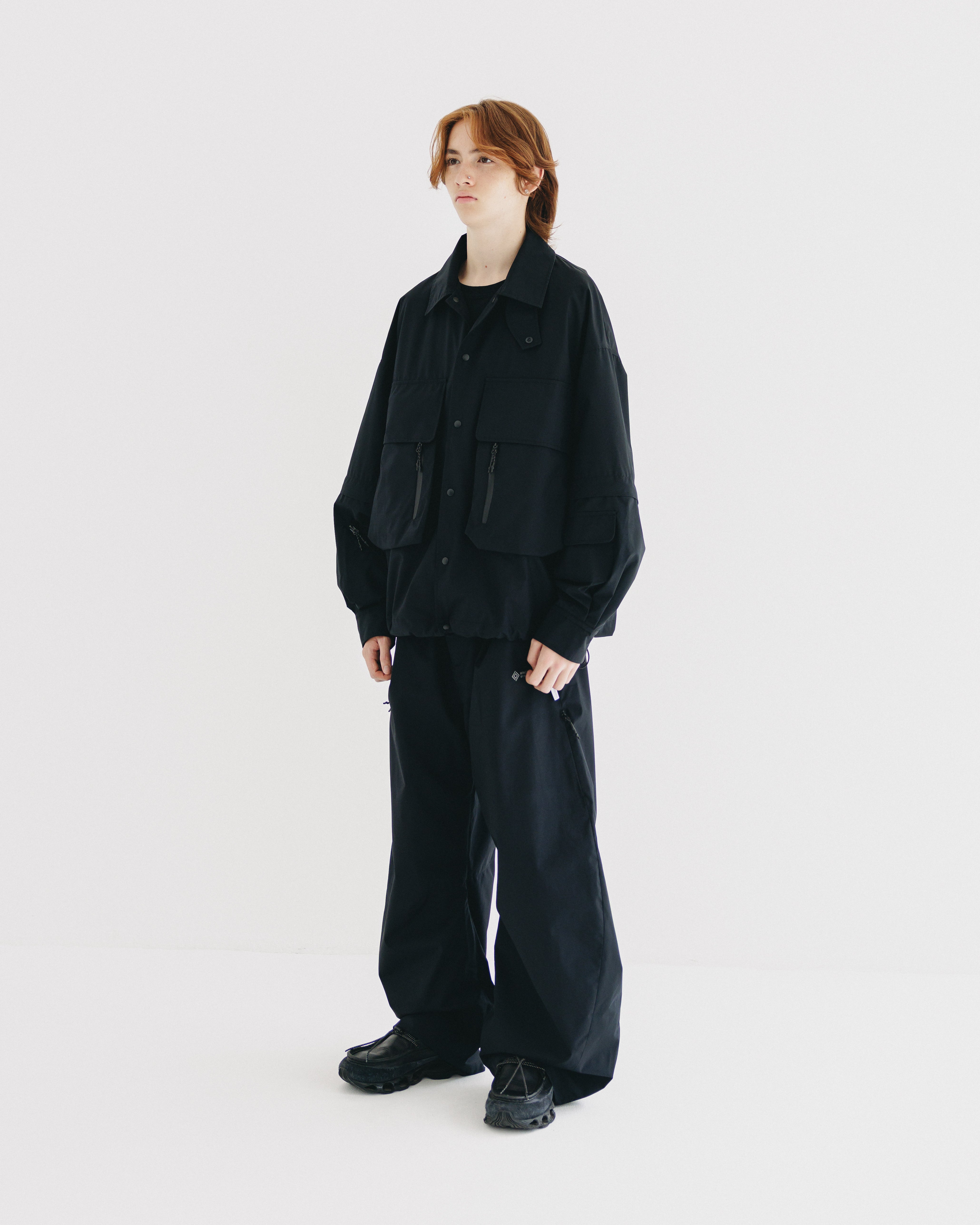 +phenix WINDSTOPPER® by GORE-TEX LABS CITY BARREL LEG PANTS (BLACK)