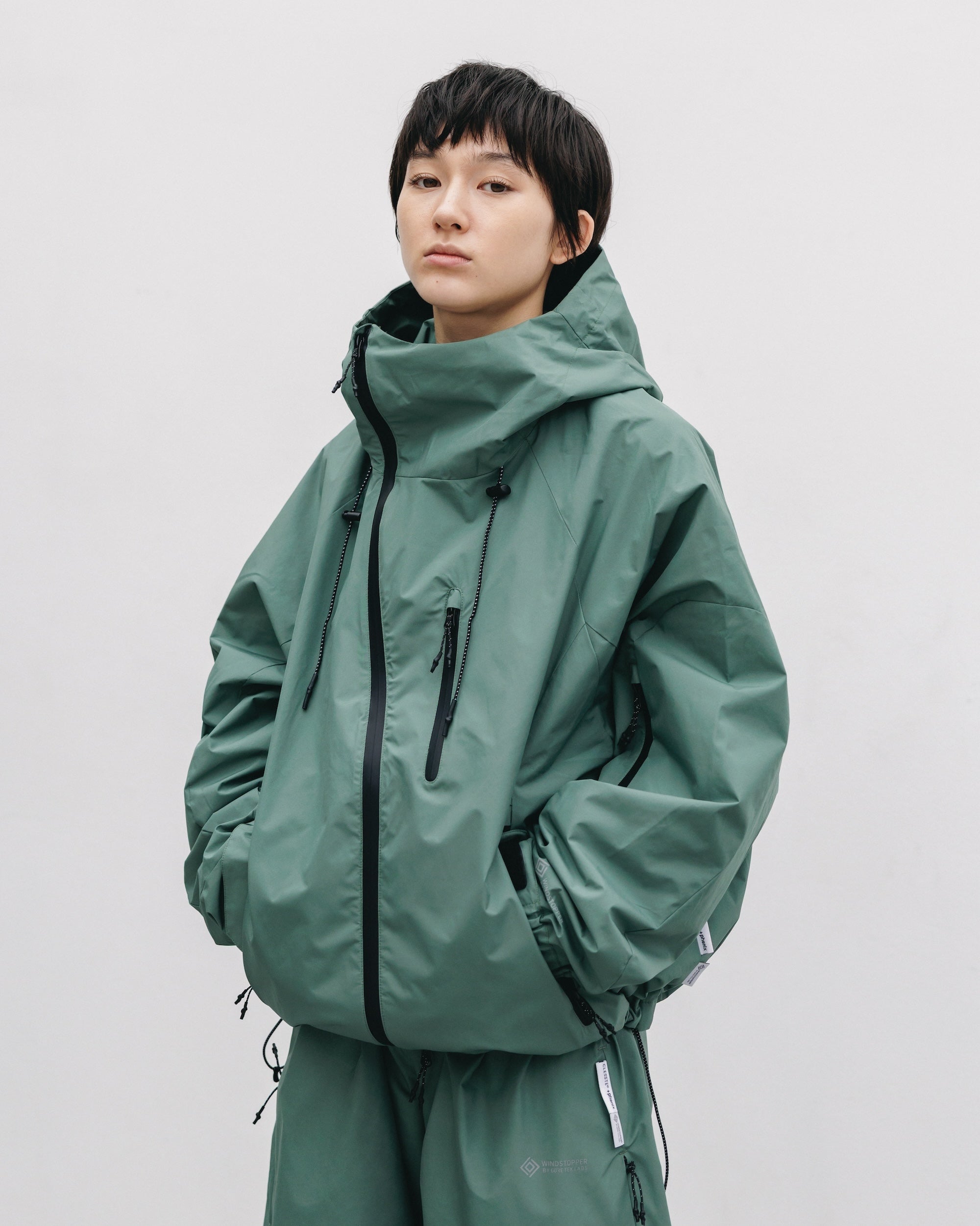+phenix WINDSTOPPER® by GORE-TEX LABS CITY MOUNTAIN JACKET (MILITARY GREEN)