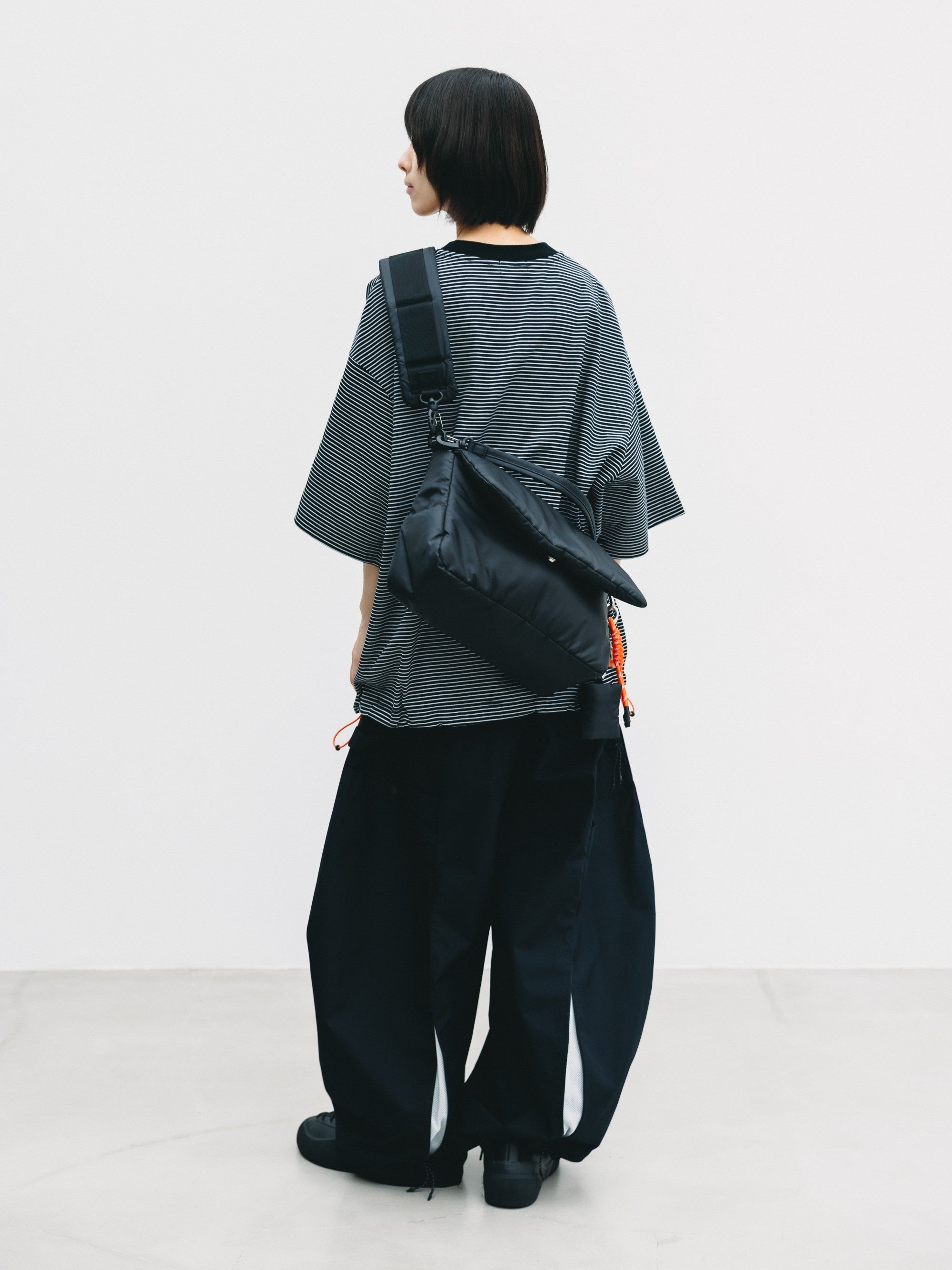 【6.24 WED 20:00- IN STOCK】PADDED FLAP HOLIDAY BAG(BLACK)