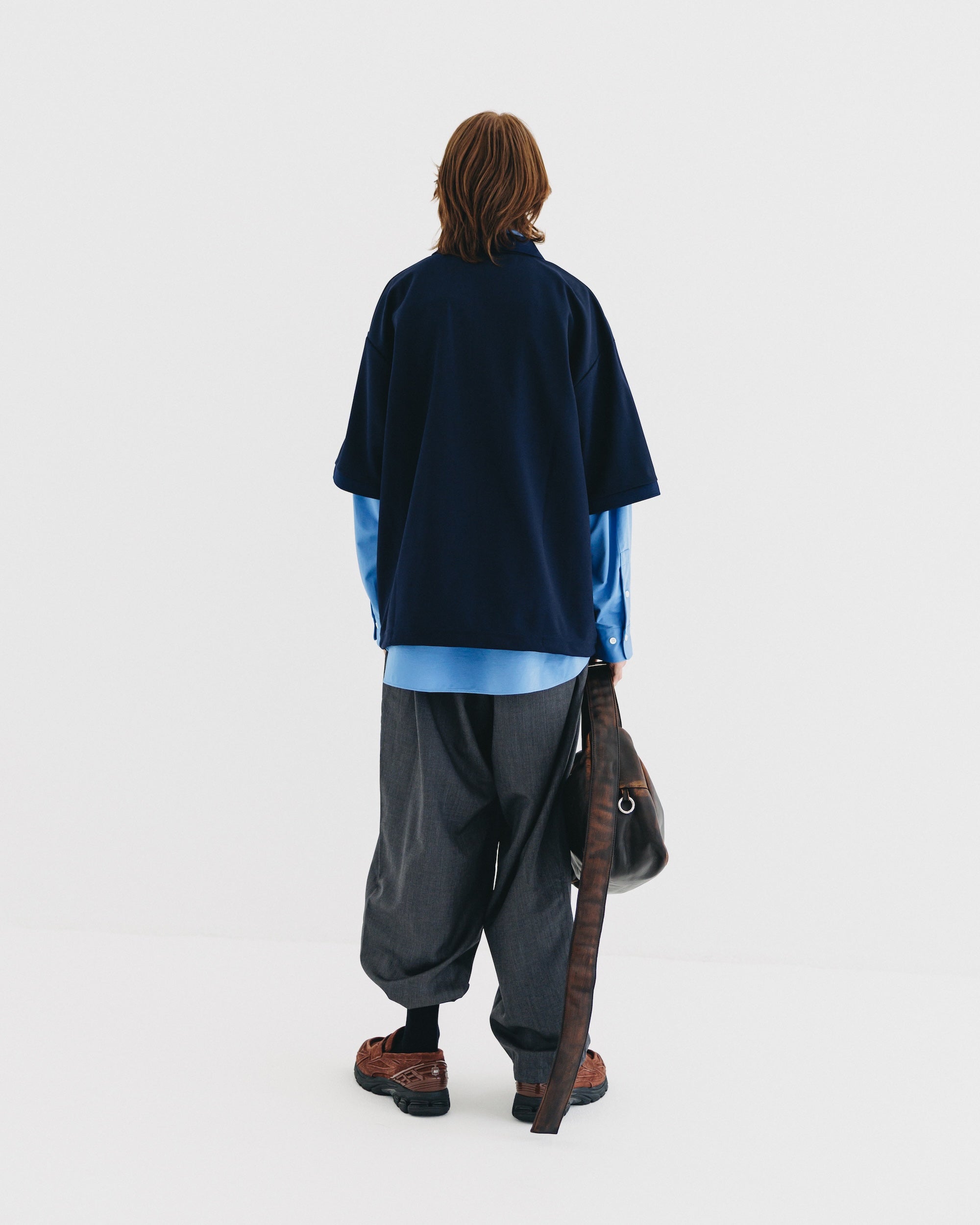 【9.6 SAT 20:00- IN STOCK】ACTIVE CITY S/S POLO SHIRT (NAVY)