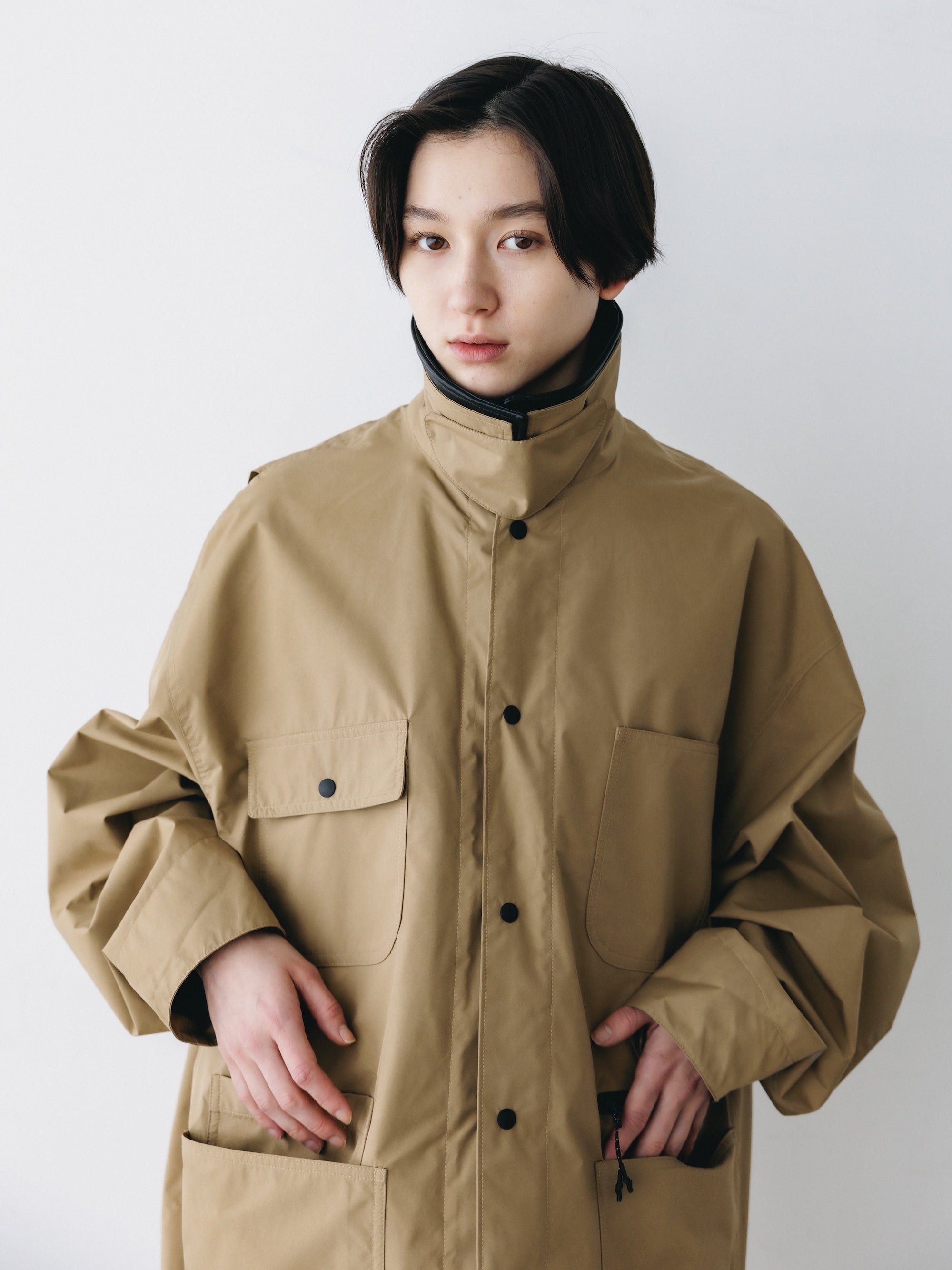 +phenix WINDSTOPPER® BY GORE-TEX LABS CITY STORAGE COVERALL JACKET (CAMEL BEIGE)