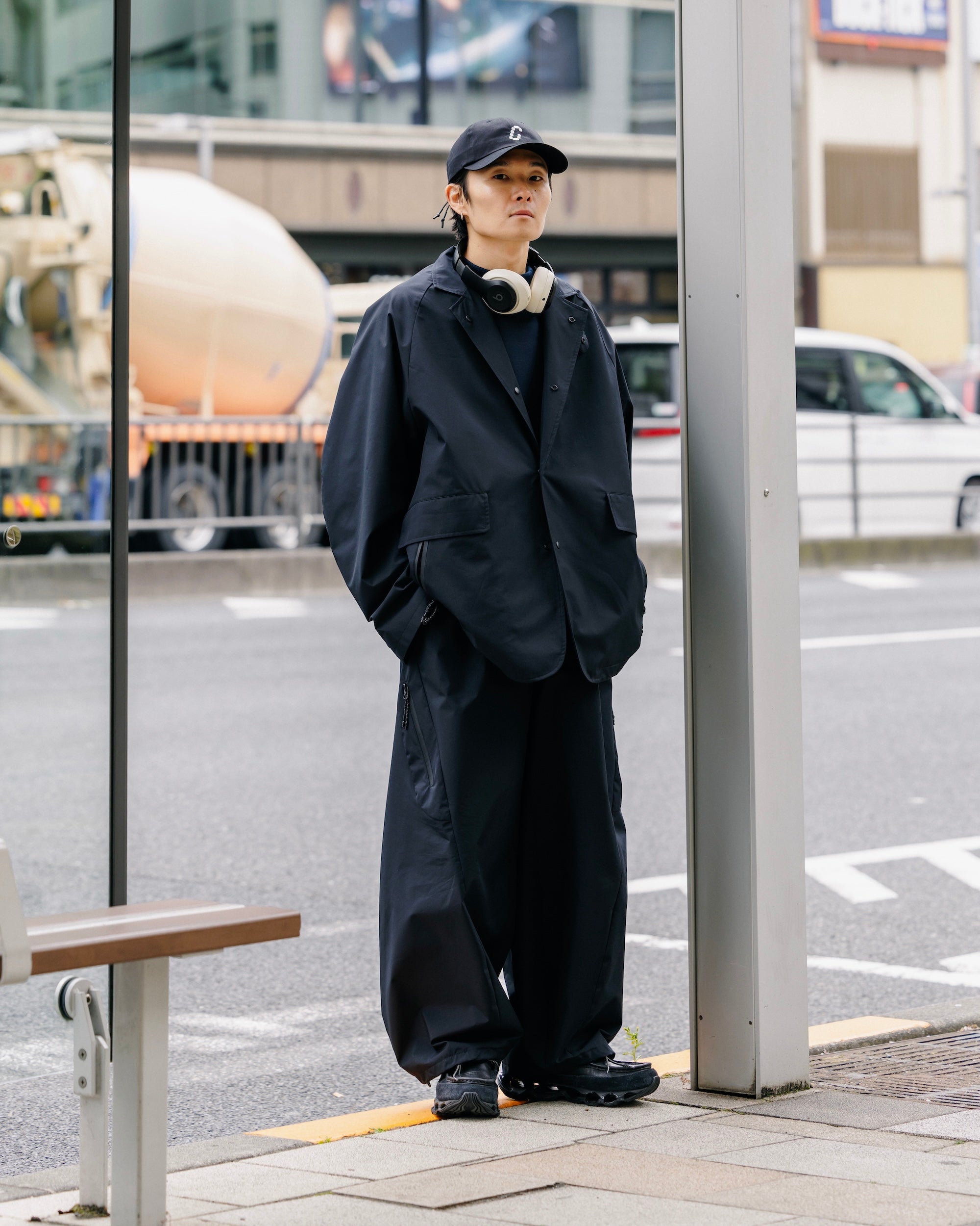 【9.3 WED 20:00- IN STOCK】+phenix WINDSTOPPER® by GORE-TEX LABS ACTIVE CITY STORAGE JACKET (BLACK)