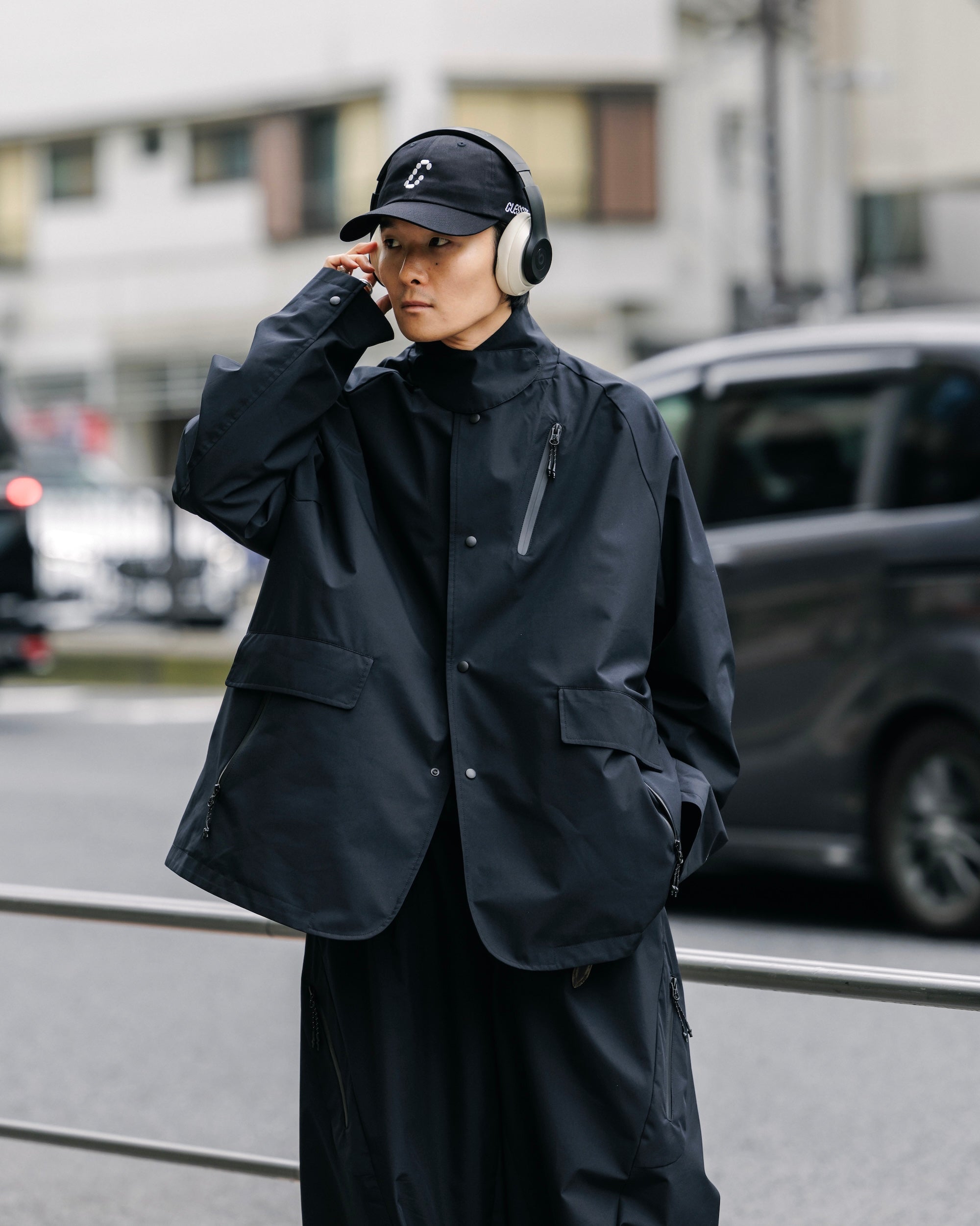 【9.3 WED 20:00- IN STOCK】+phenix WINDSTOPPER® by GORE-TEX LABS ACTIVE CITY STORAGE JACKET (BLACK)