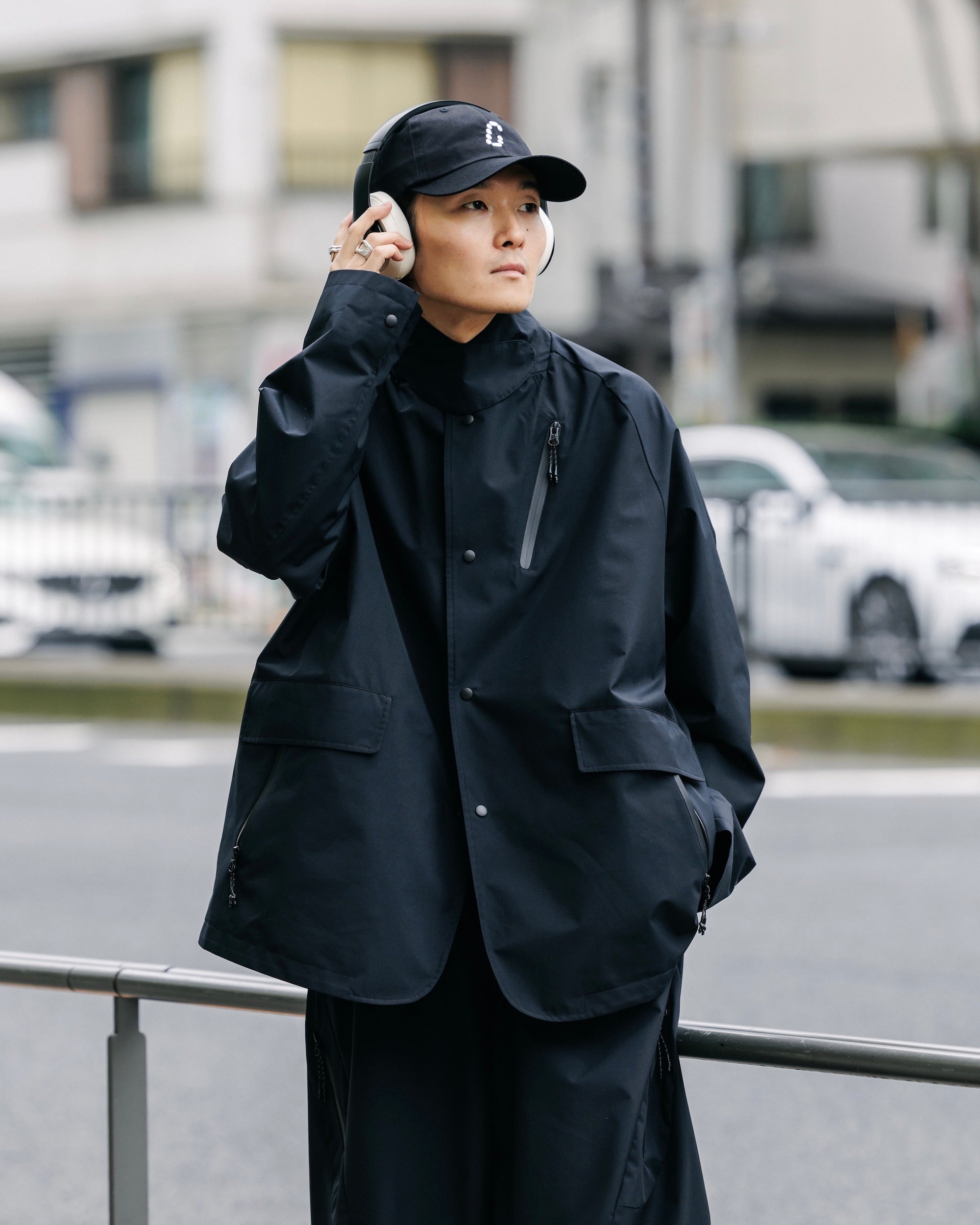 【9.3 WED 20:00- IN STOCK】+phenix WINDSTOPPER® by GORE-TEX LABS ACTIVE CITY STORAGE JACKET (BLACK)
