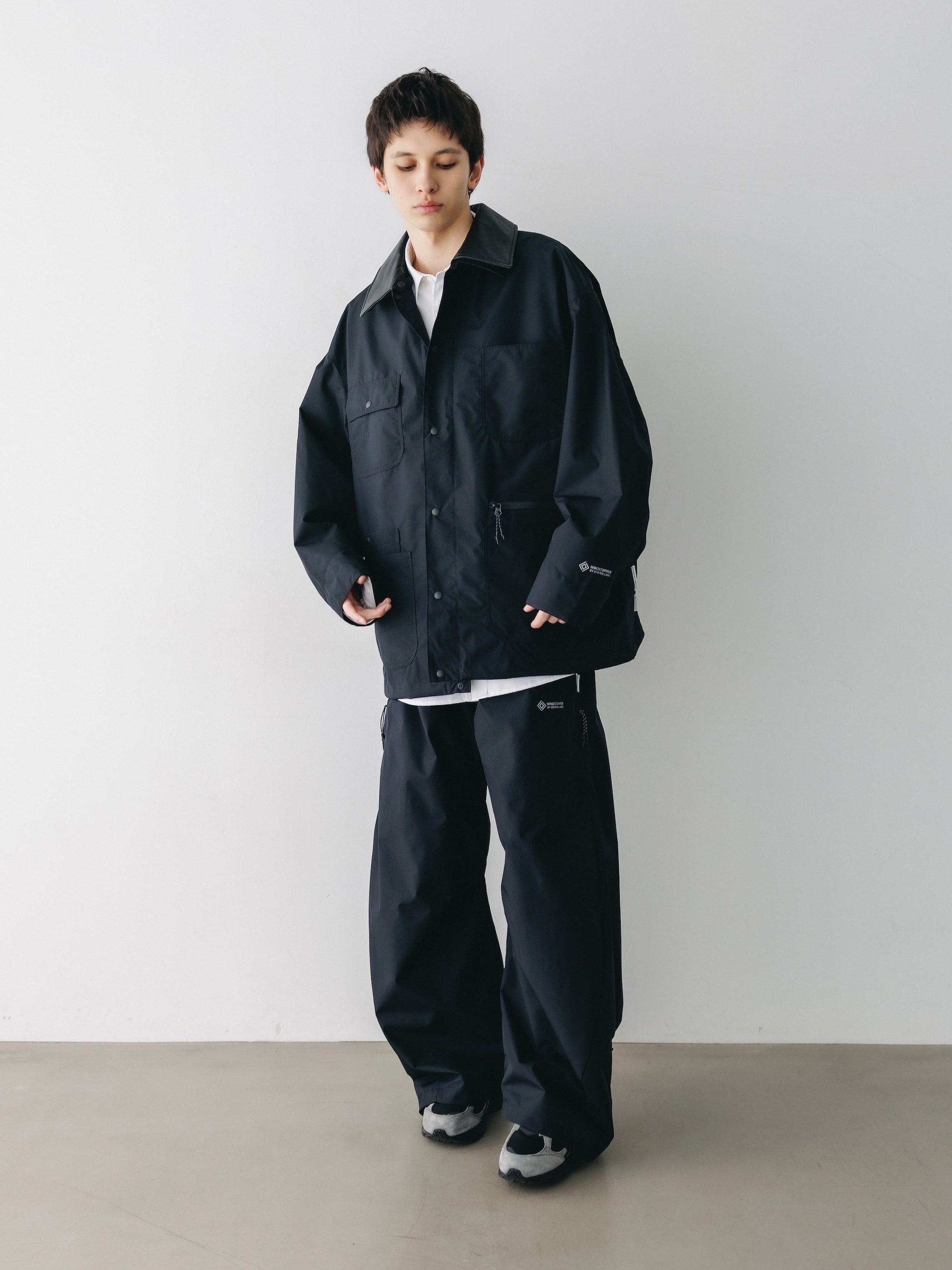 +phenix WINDSTOPPER® BY GORE-TEX LABS CITY STORAGE COVERALL JACKET (BLACK)