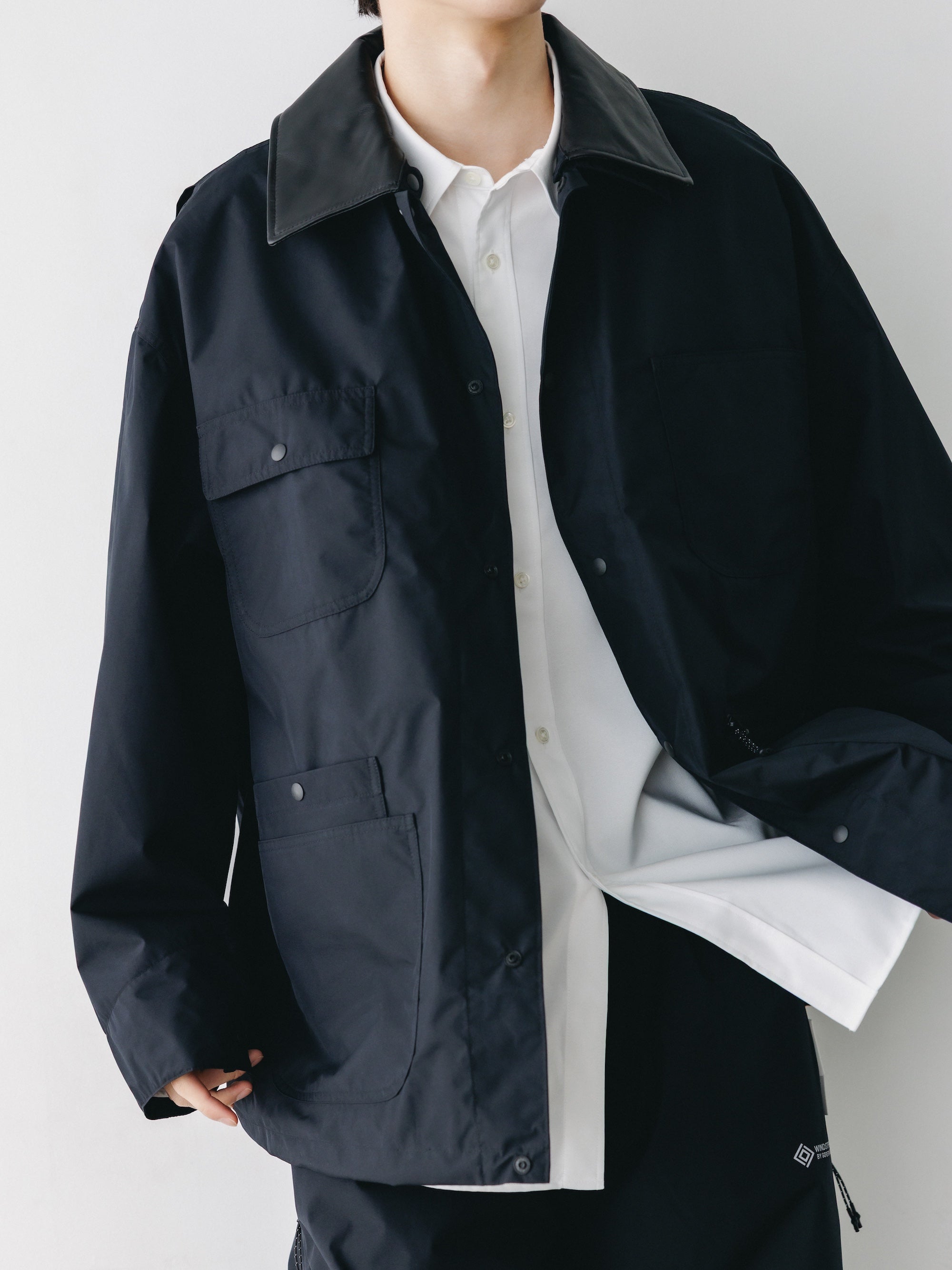 +phenix WINDSTOPPER® BY GORE-TEX LABS CITY STORAGE COVERALL JACKET (BLACK)